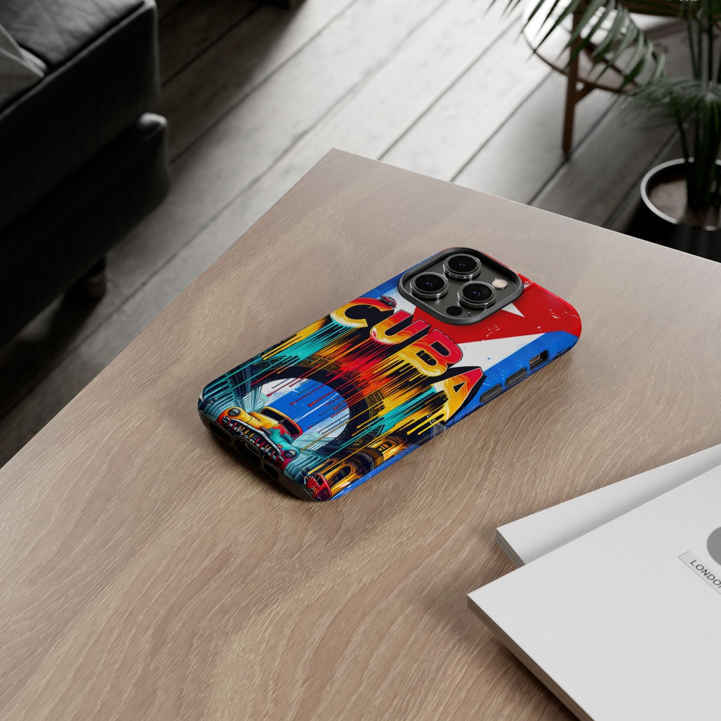 FUNDAS PARA TELEFONOS SAMSUNG, IPHONE, CON BANDERA DE CUBA COLORES BRILLANTES