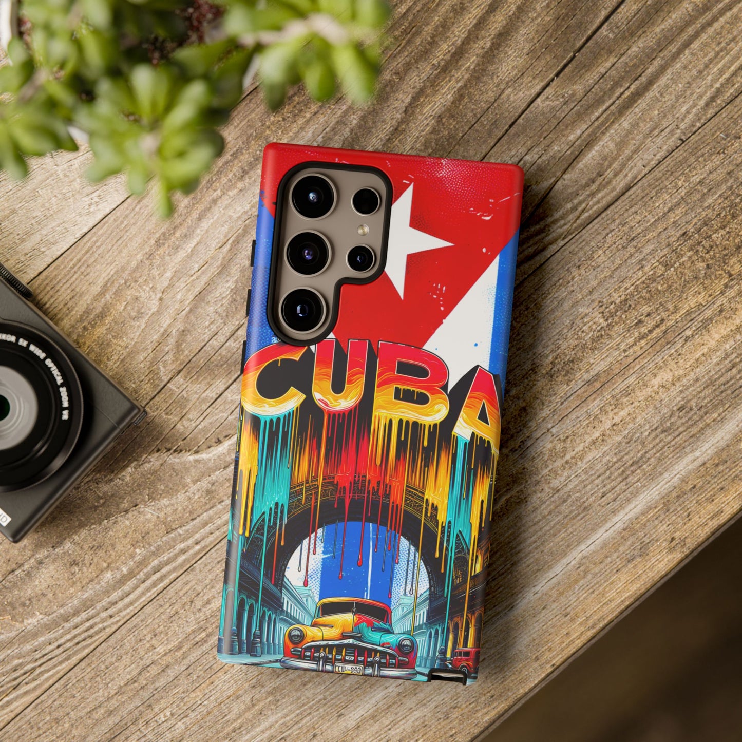 FUNDAS PARA TELEFONOS SAMSUNG, IPHONE, CON BANDERA DE CUBA COLORES BRILLANTES