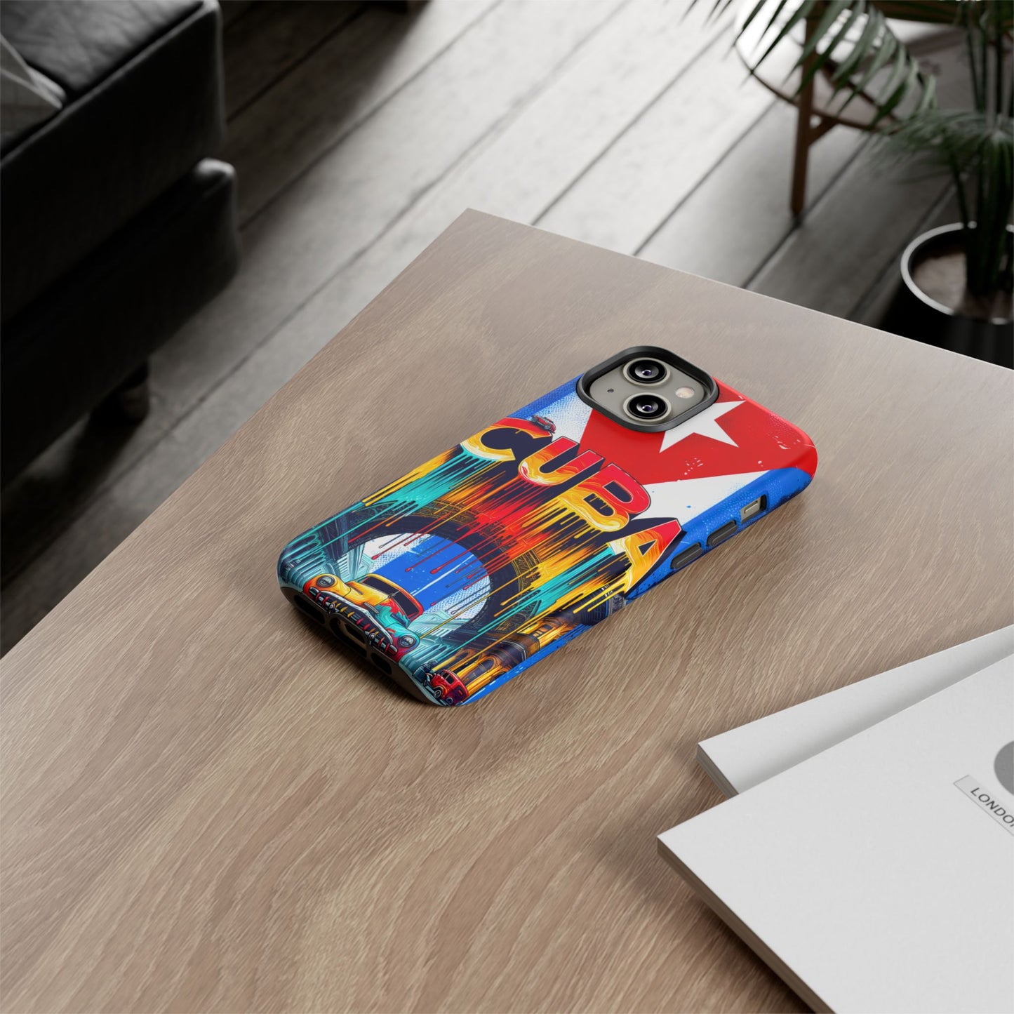 FUNDAS PARA TELEFONOS SAMSUNG, IPHONE, CON BANDERA DE CUBA COLORES BRILLANTES