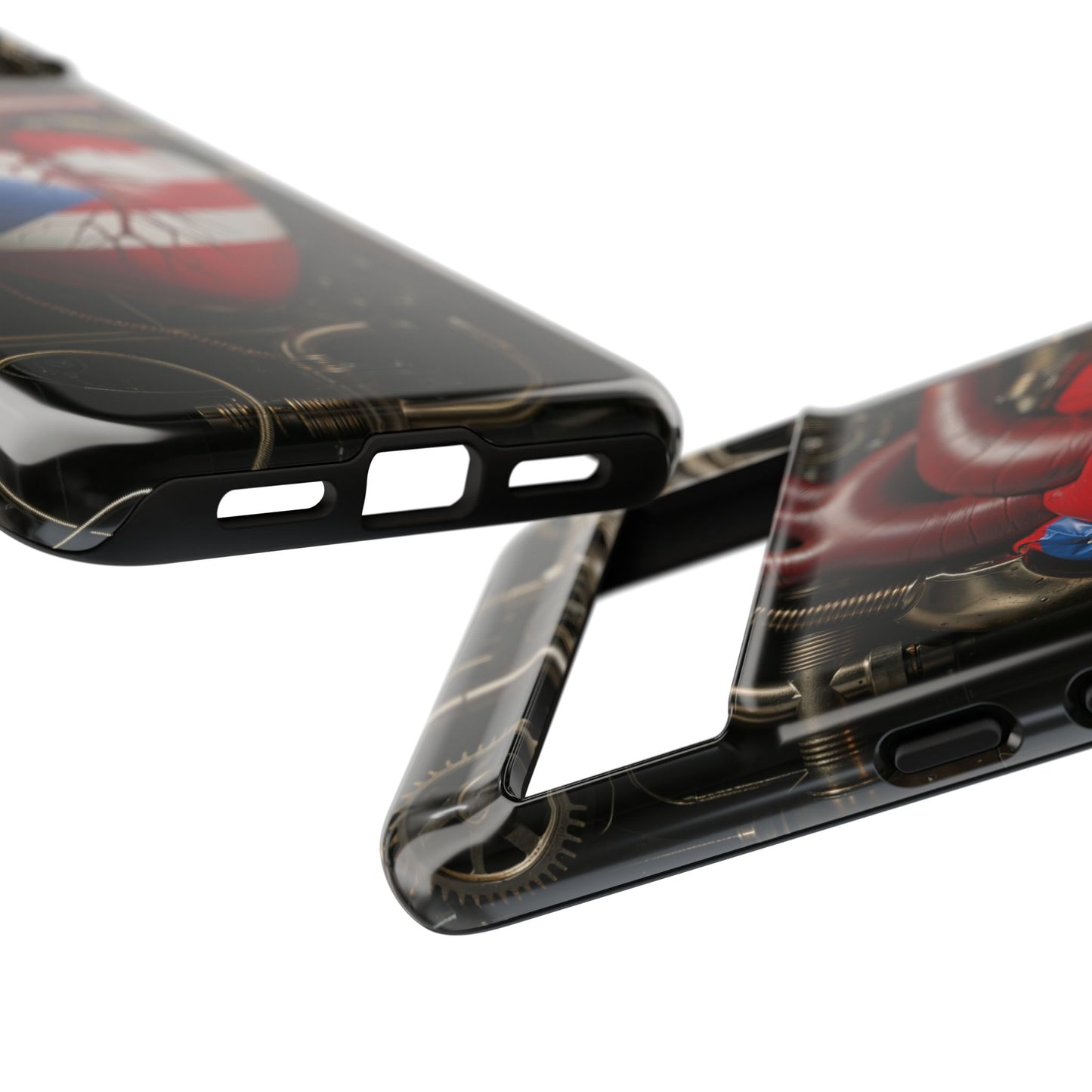 Artistic Phone Case CORAZON DE PUERTO RICO, Tough Cases for Music Lovers, Unique Accessories for Gifts, Heart and Puerto Rican Pride, Stylish Phone Covers