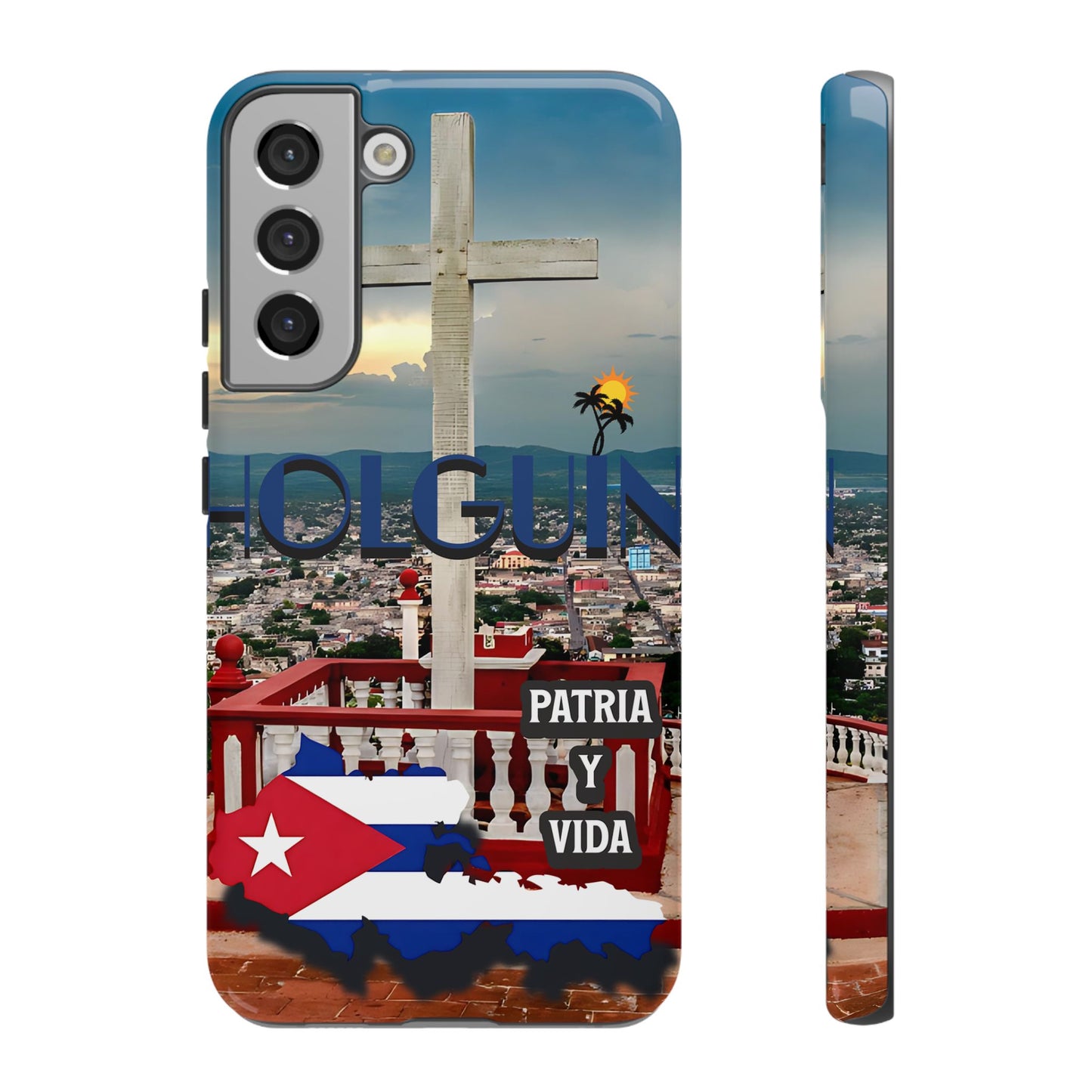 FUNDAS DE TELEFONOS, CUBA, HOLGUIN, PROVINCIAS, PATRIA Y VIDA