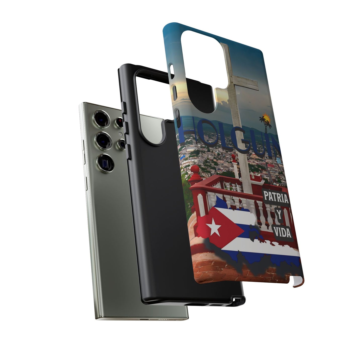FUNDAS DE TELEFONOS, CUBA, HOLGUIN, PROVINCIAS, PATRIA Y VIDA