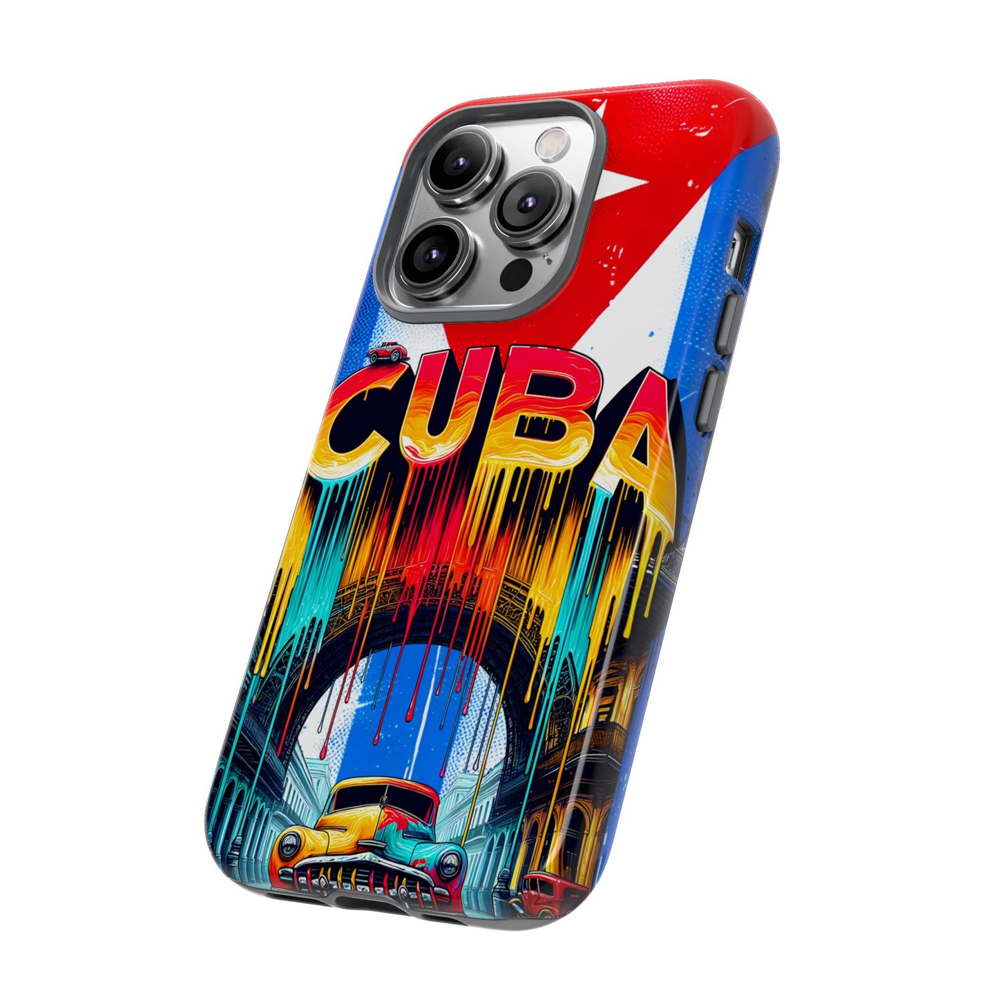 FUNDAS PARA TELEFONOS SAMSUNG, IPHONE, CON BANDERA DE CUBA COLORES BRILLANTES
