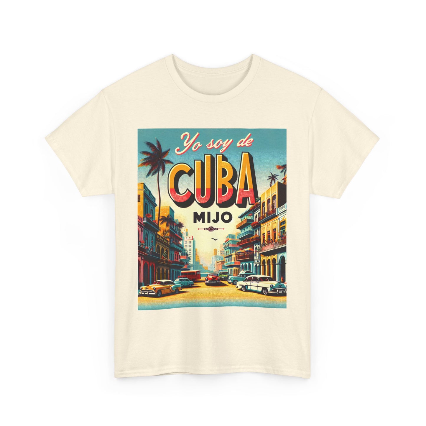 Unisex Heavy Cotton Tee, CUBA, CUBANAS, CAMISETAS CON FRASES CUBANAS, , cuba, orgullo cubano