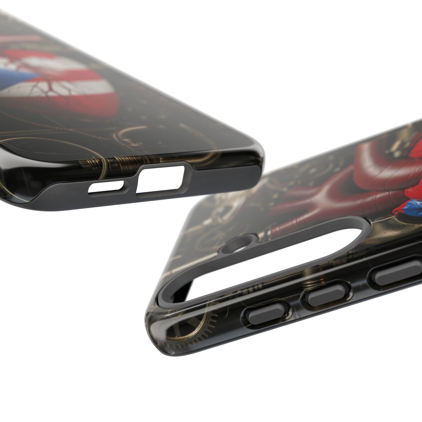 Artistic Phone Case CORAZON DE PUERTO RICO, Tough Cases for Music Lovers, Unique Accessories for Gifts, Heart and Puerto Rican Pride, Stylish Phone Covers