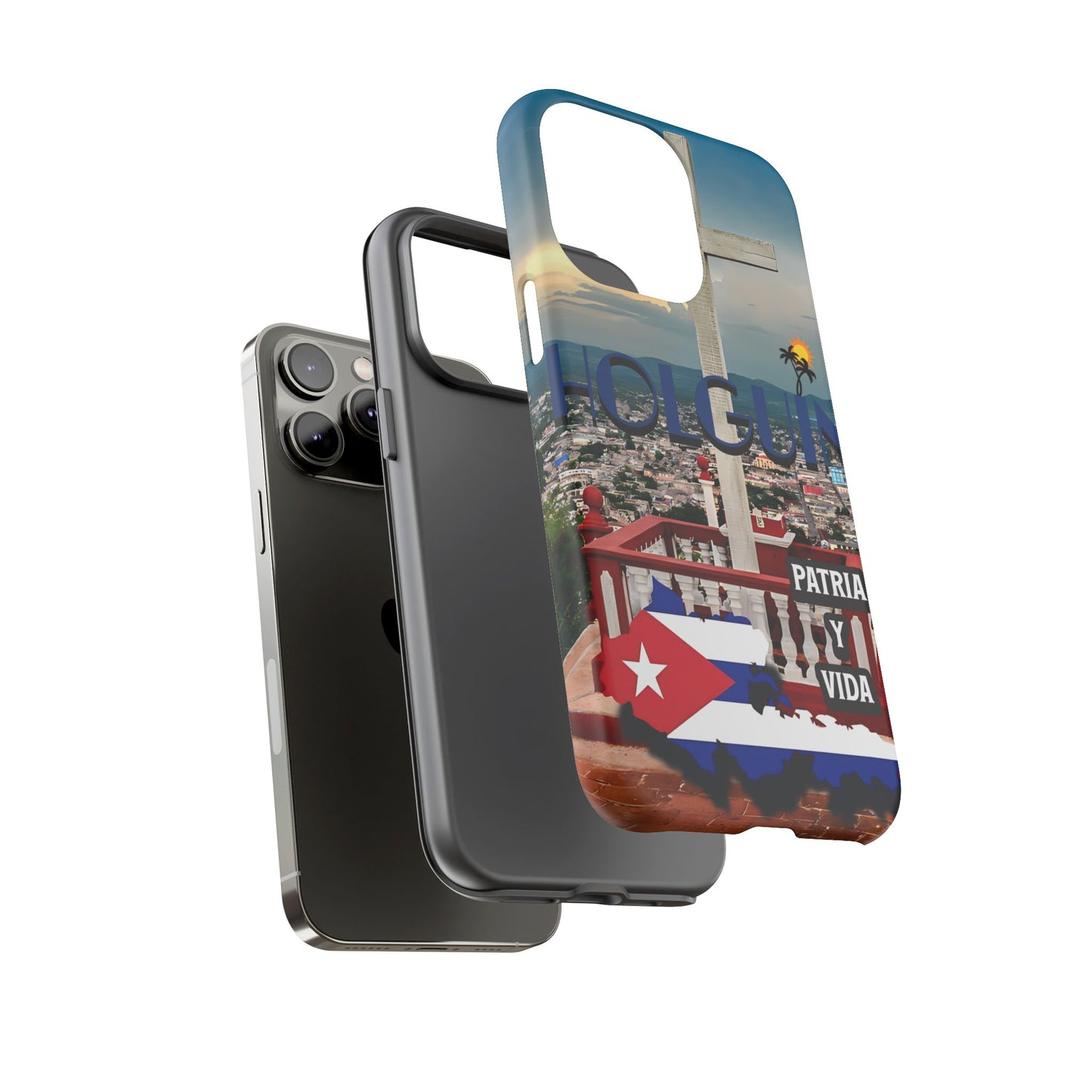 FUNDAS DE TELEFONOS, CUBA, HOLGUIN, PROVINCIAS, PATRIA Y VIDA
