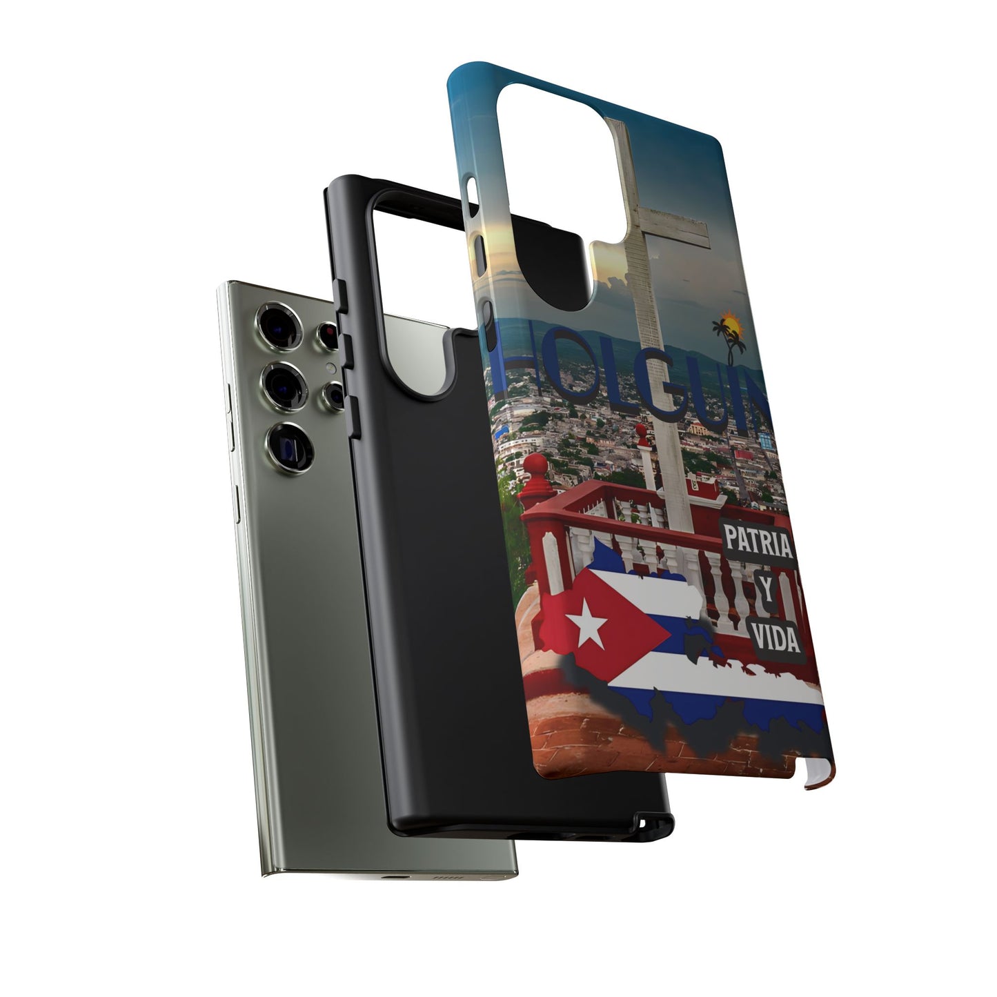 FUNDAS DE TELEFONOS, CUBA, HOLGUIN, PROVINCIAS, PATRIA Y VIDA