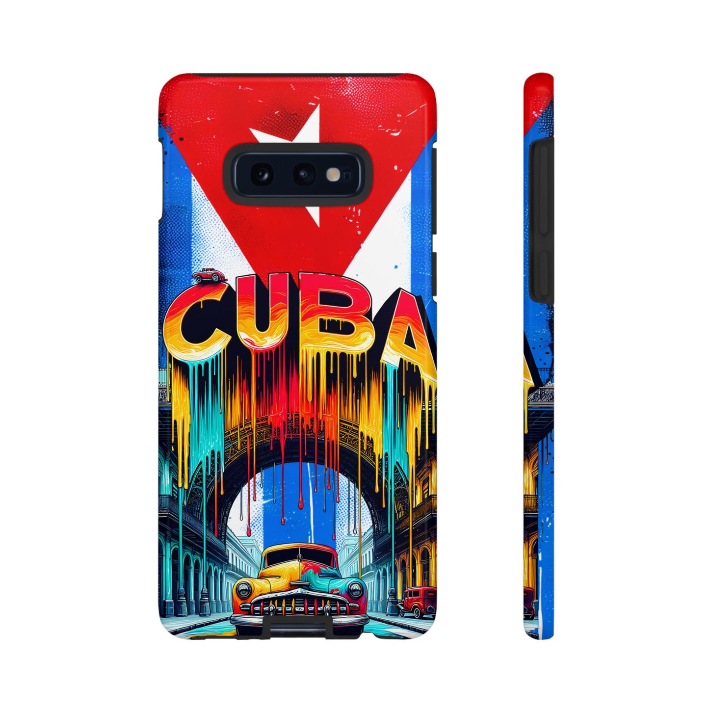 FUNDAS PARA TELEFONOS SAMSUNG, IPHONE, CON BANDERA DE CUBA COLORES BRILLANTES
