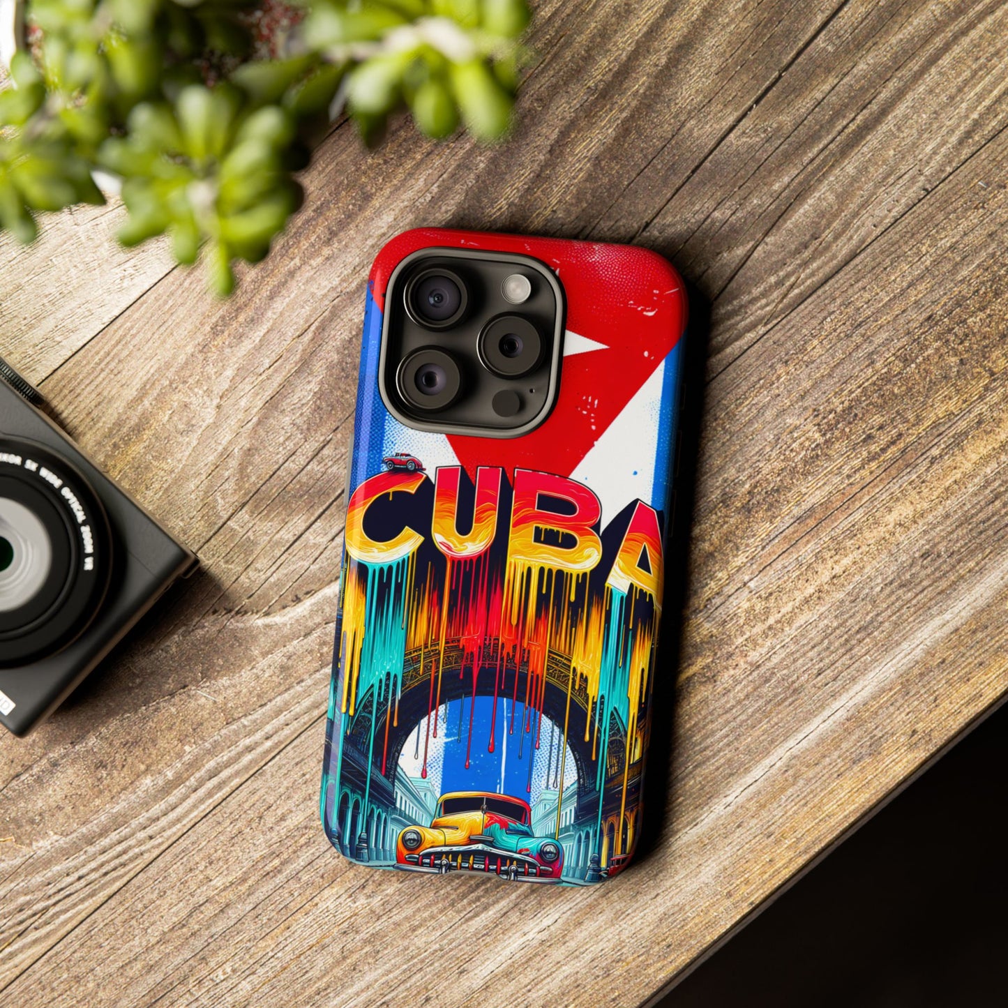 FUNDAS PARA TELEFONOS SAMSUNG, IPHONE, CON BANDERA DE CUBA COLORES BRILLANTES