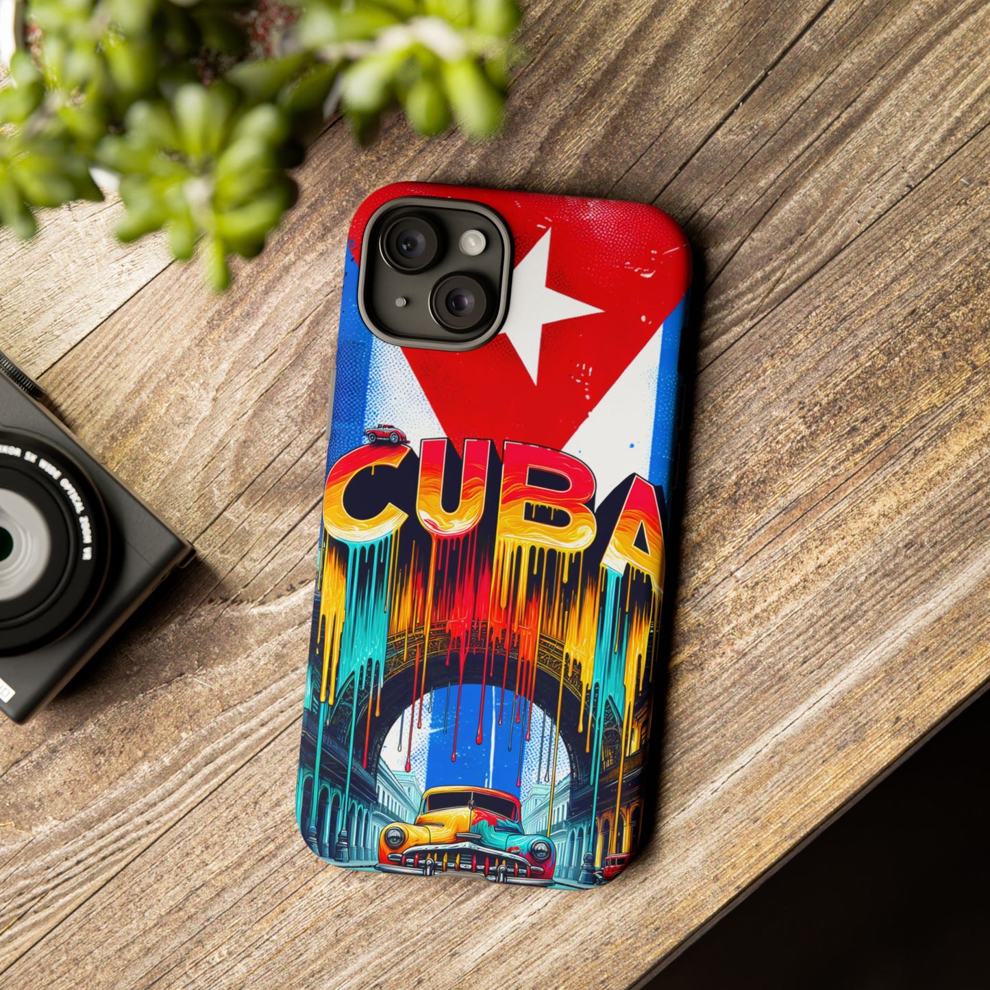 FUNDAS PARA TELEFONOS SAMSUNG, IPHONE, CON BANDERA DE CUBA COLORES BRILLANTES