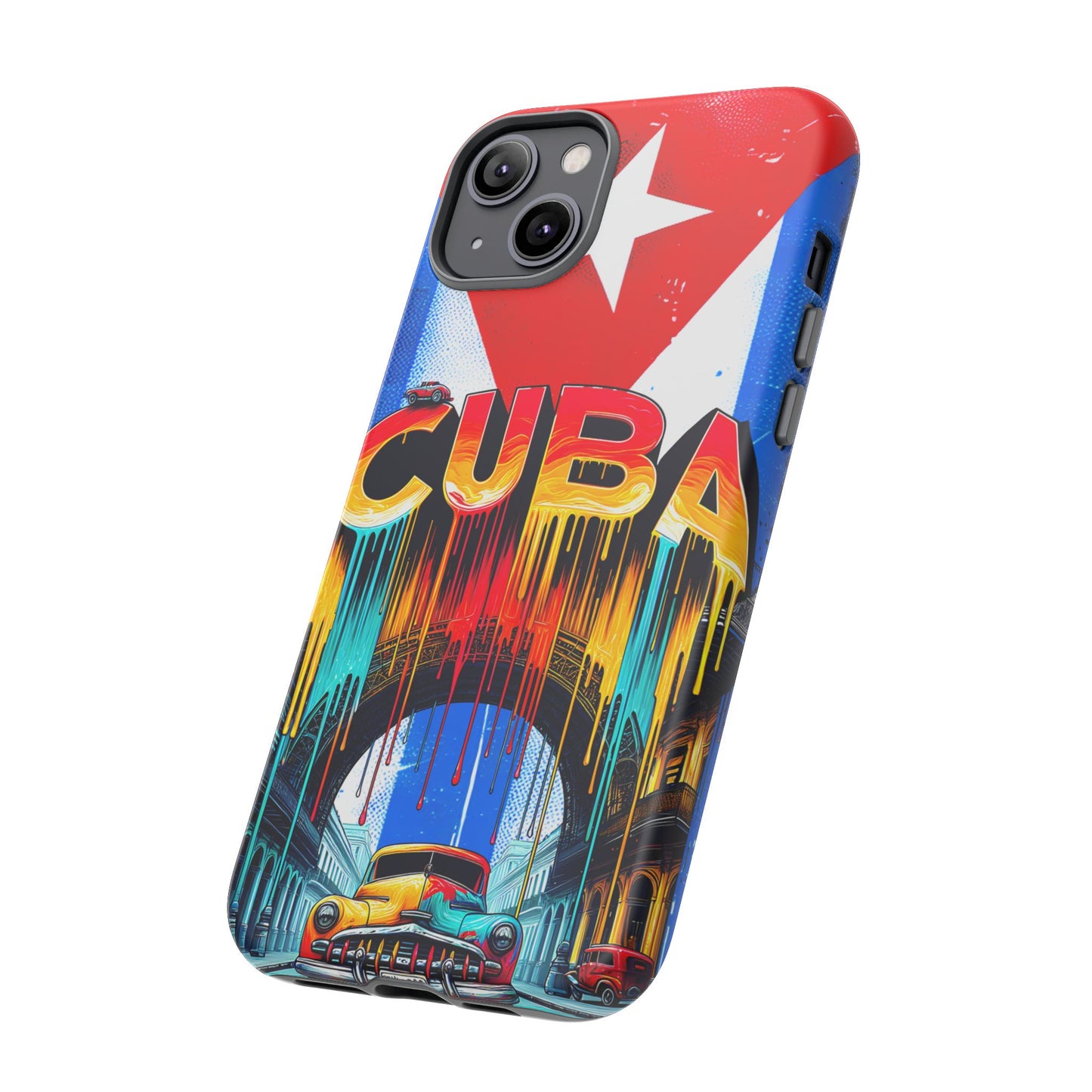 FUNDAS PARA TELEFONOS SAMSUNG, IPHONE, CON BANDERA DE CUBA COLORES BRILLANTES