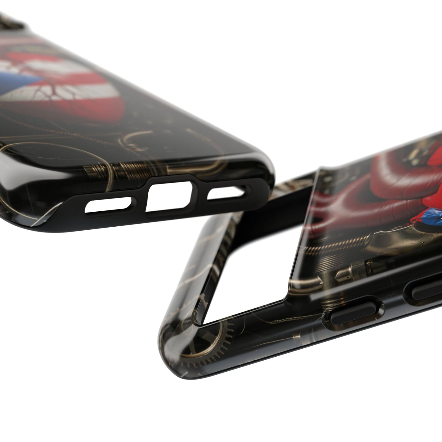 Artistic Phone Case CORAZON DE PUERTO RICO, Tough Cases for Music Lovers, Unique Accessories for Gifts, Heart and Puerto Rican Pride, Stylish Phone Covers