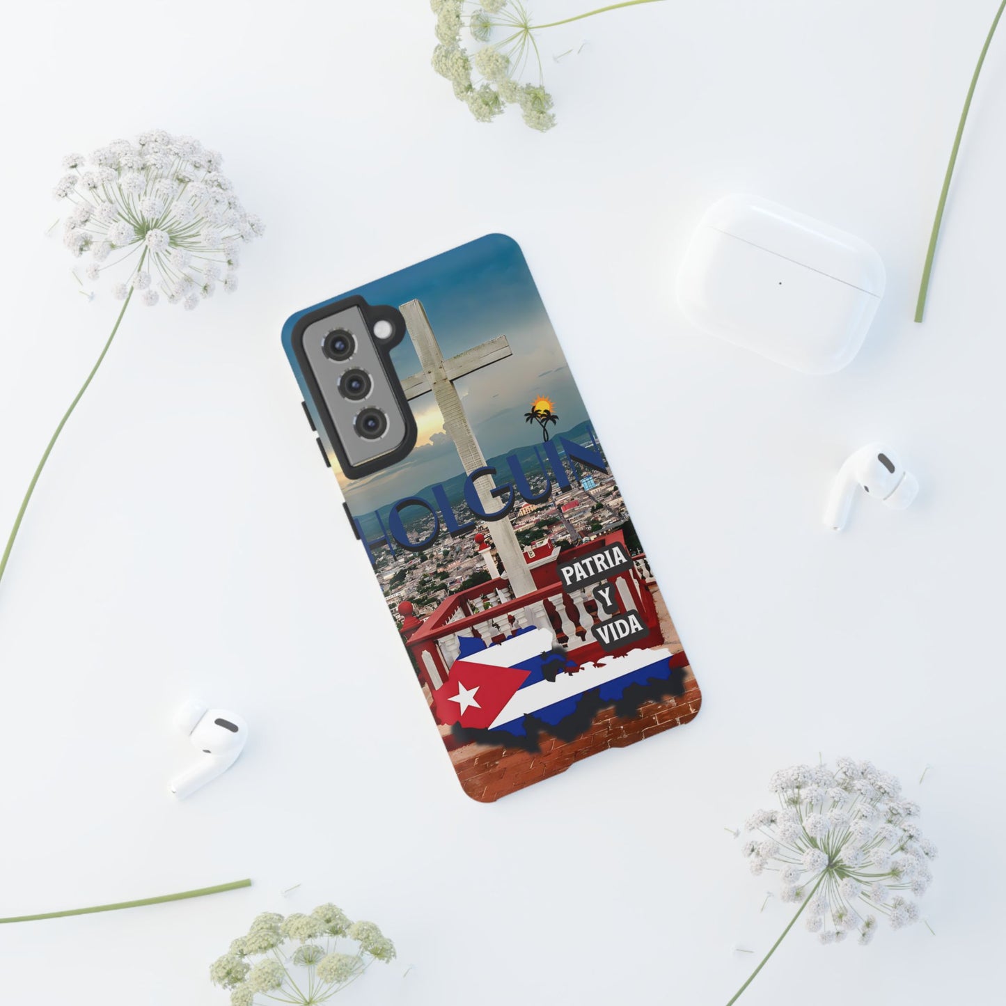 FUNDAS DE TELEFONOS, CUBA, HOLGUIN, PROVINCIAS, PATRIA Y VIDA
