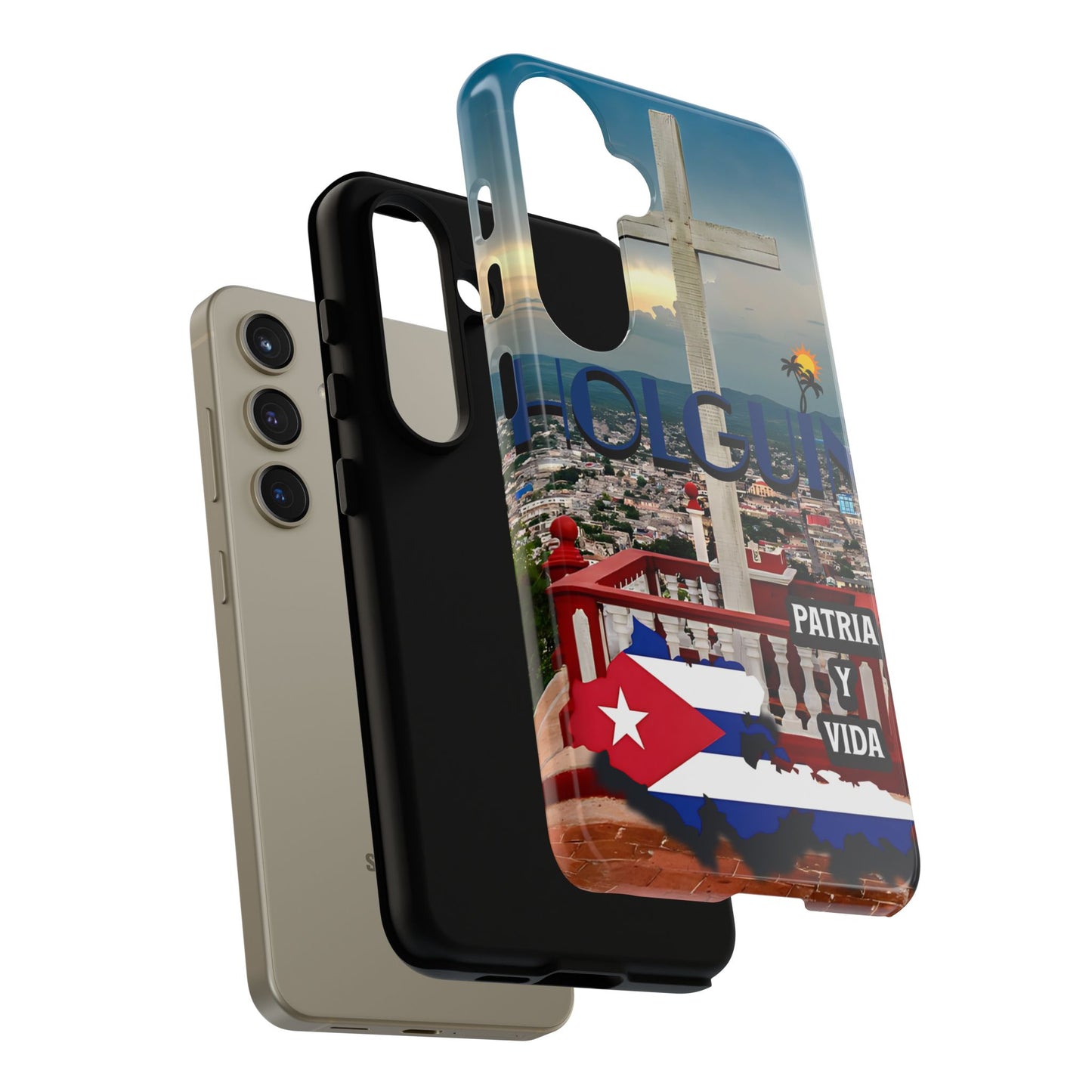 FUNDAS DE TELEFONOS, CUBA, HOLGUIN, PROVINCIAS, PATRIA Y VIDA