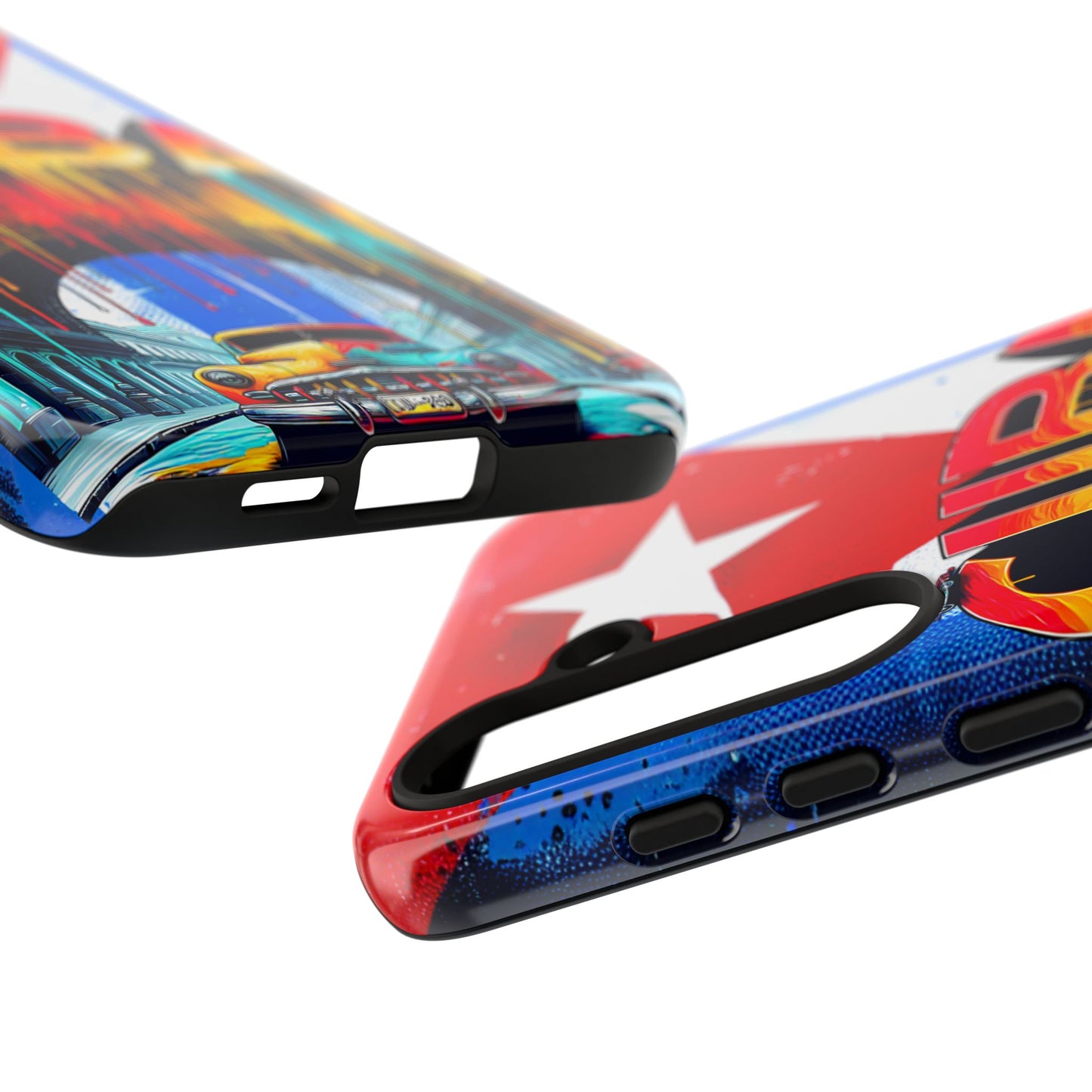 FUNDAS PARA TELEFONOS SAMSUNG, IPHONE, CON BANDERA DE CUBA COLORES BRILLANTES