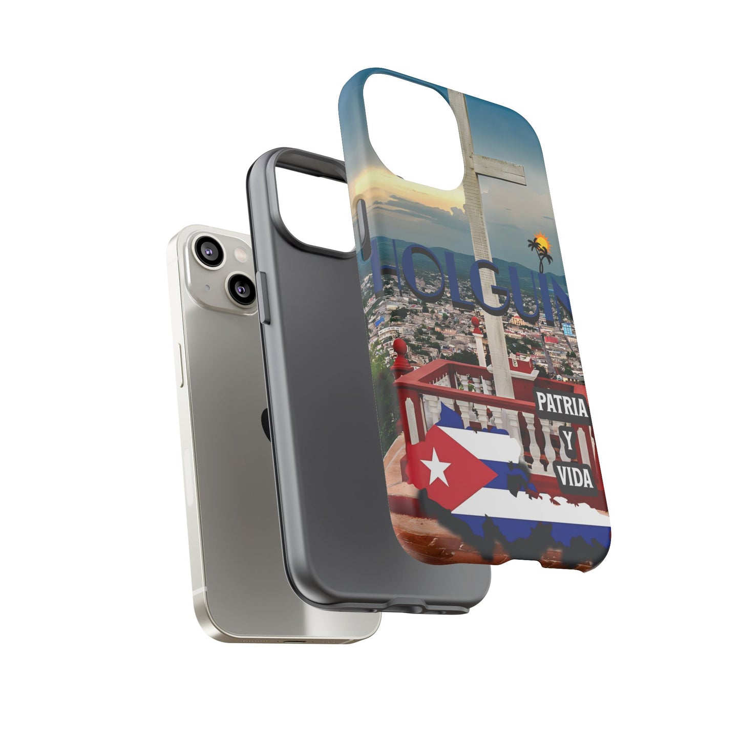 FUNDAS DE TELEFONOS, CUBA, HOLGUIN, PROVINCIAS, PATRIA Y VIDA