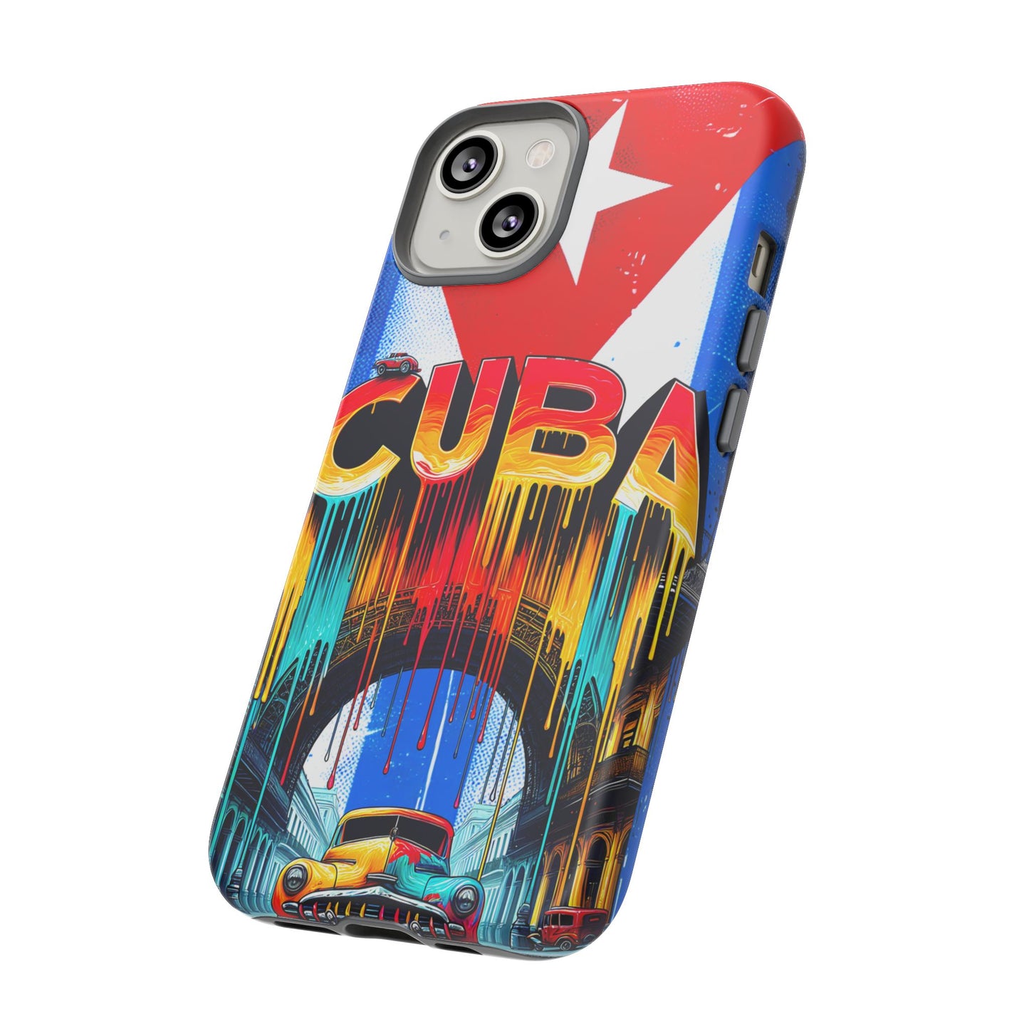 FUNDAS PARA TELEFONOS SAMSUNG, IPHONE, CON BANDERA DE CUBA COLORES BRILLANTES