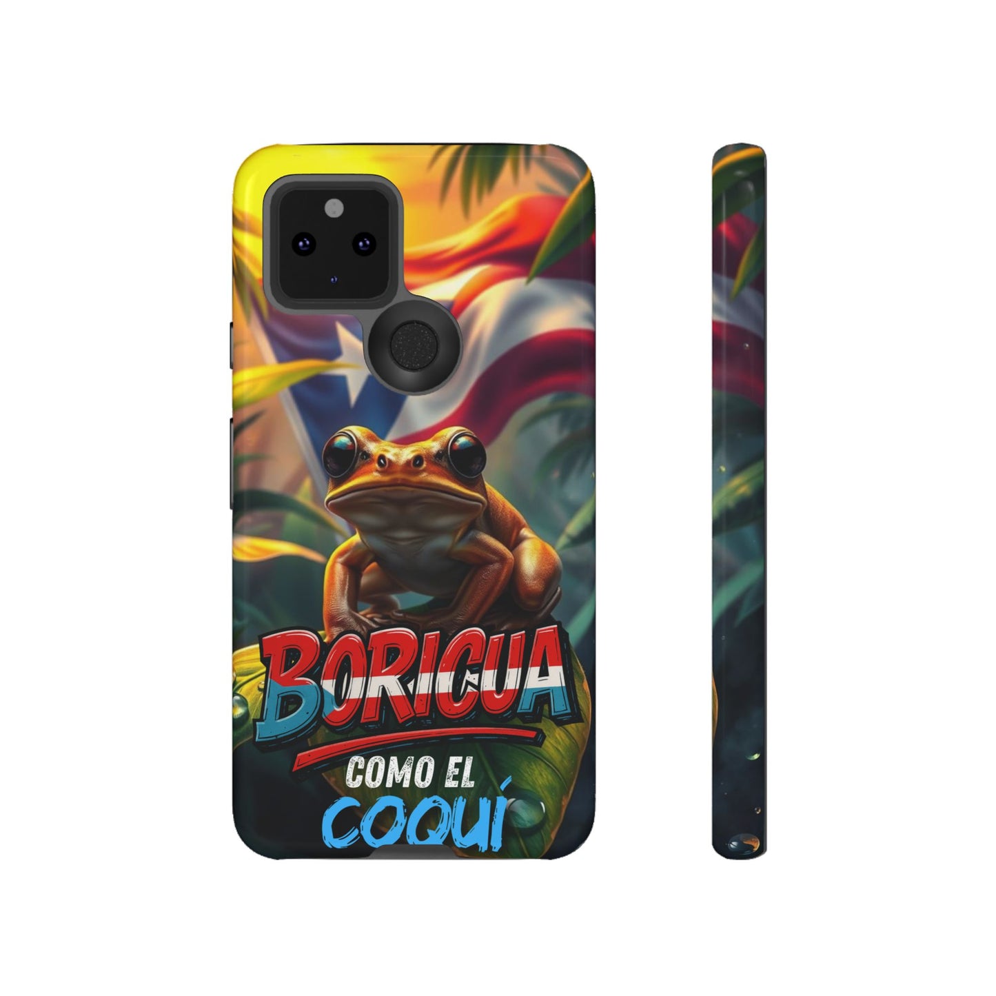 Boricua Coqui Phone Case | Tough Cases | Puerto Rican Pride, Unique Gift, Tropical Vibes, Phone Accessory, Celebration of Culture