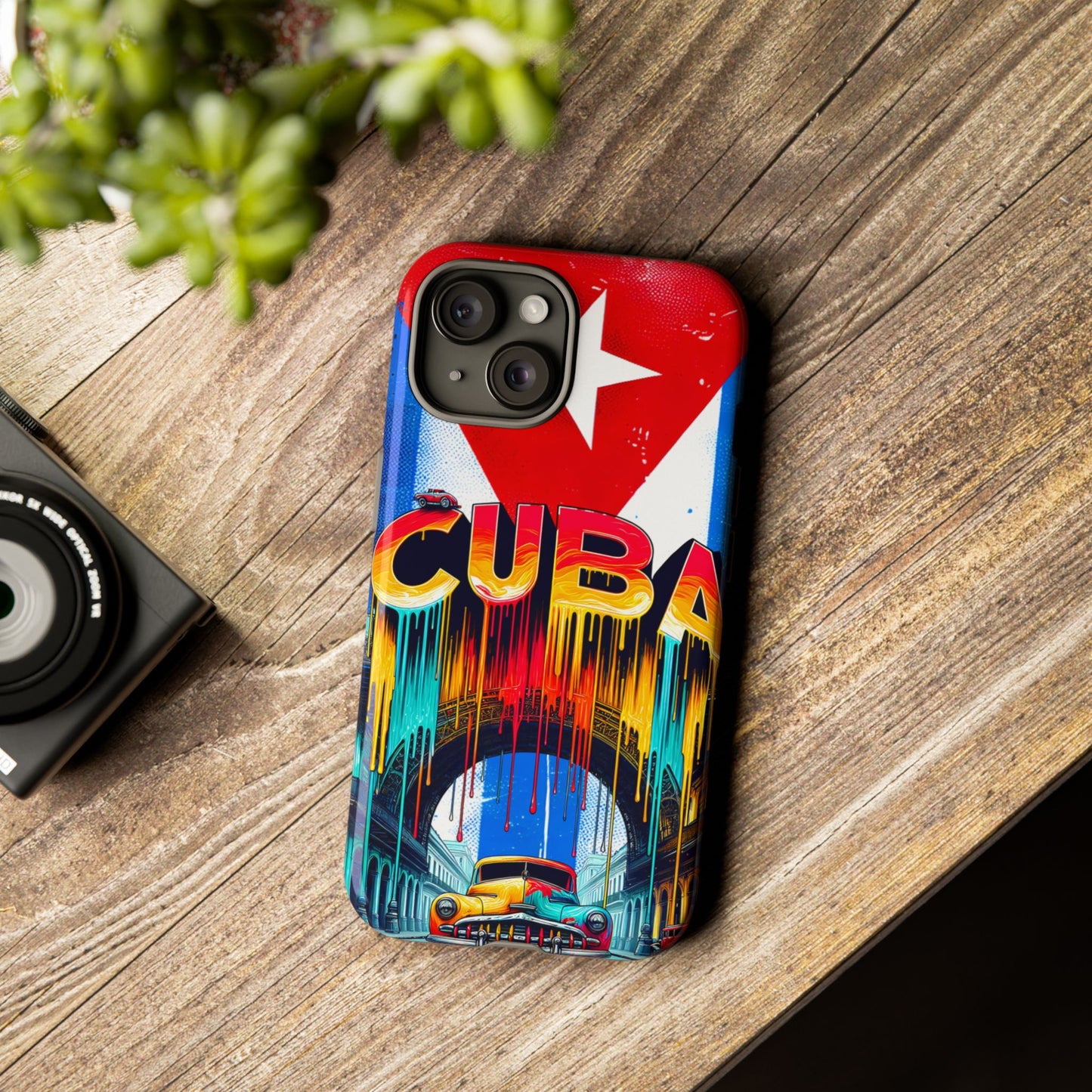 FUNDAS PARA TELEFONOS SAMSUNG, IPHONE, CON BANDERA DE CUBA COLORES BRILLANTES