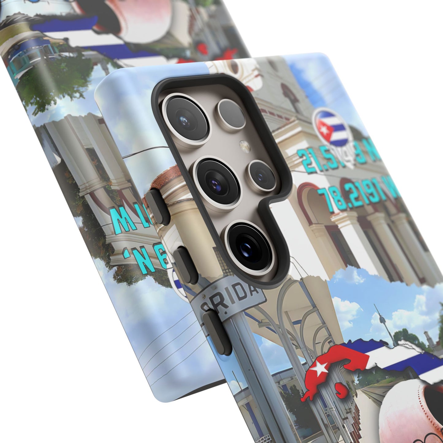 FUNDAS PARA TELEFONOS, IPHONE, SAMSUNG, FLORIDA CAMAGUEY, CUBA, COORDENADAS DE LA FLORIDA