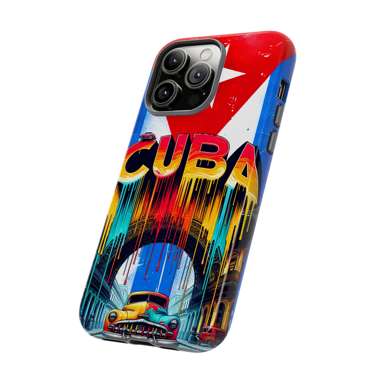 FUNDAS PARA TELEFONOS SAMSUNG, IPHONE, CON BANDERA DE CUBA COLORES BRILLANTES