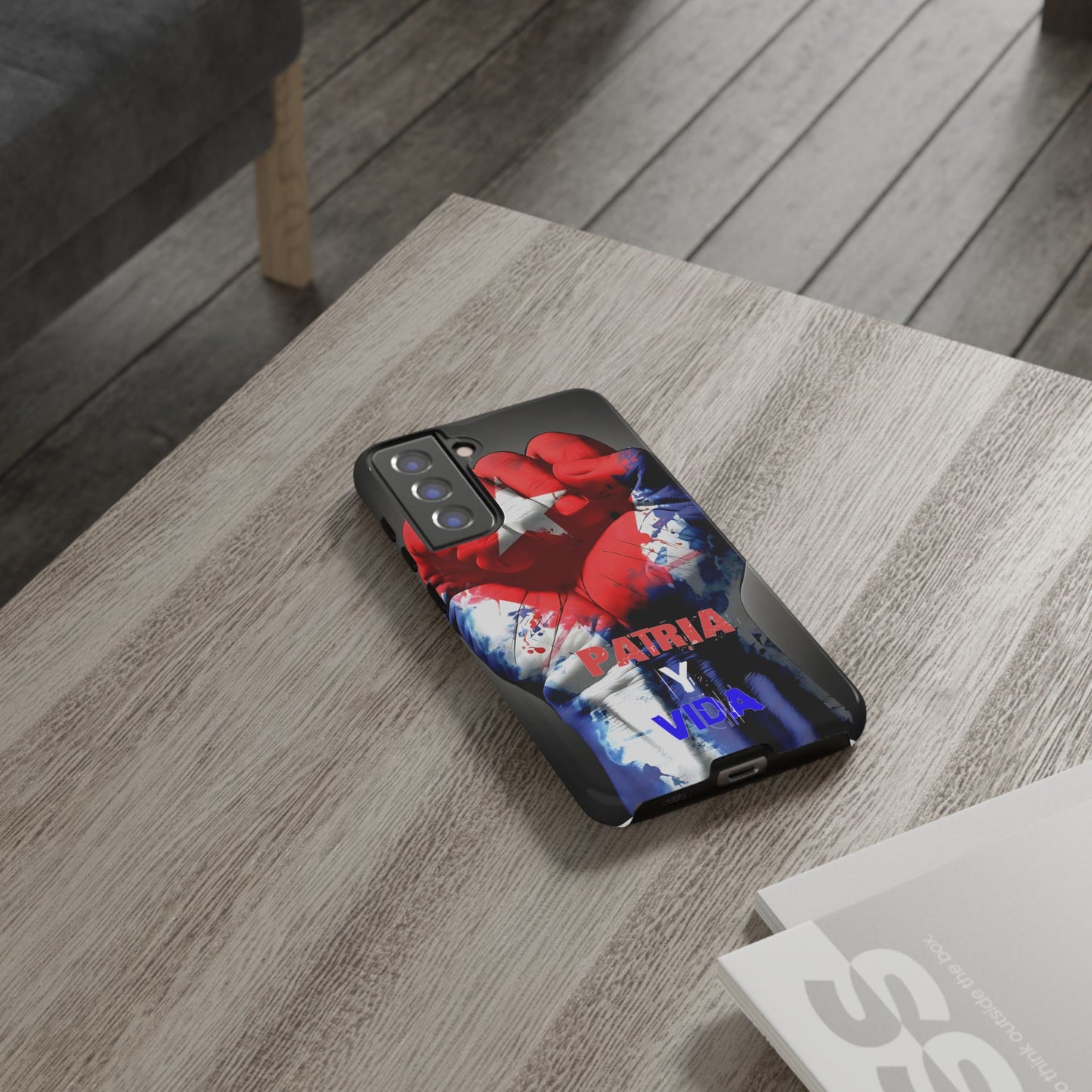 FUNDA PARA TELEFONOS, SAMSUNG, IPHONE, PATRIA Y VIDA, CUBA,