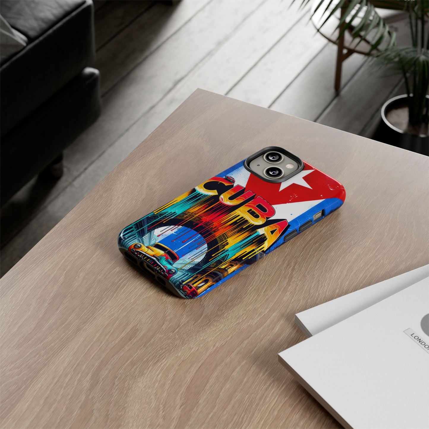 FUNDAS PARA TELEFONOS SAMSUNG, IPHONE, CON BANDERA DE CUBA COLORES BRILLANTES