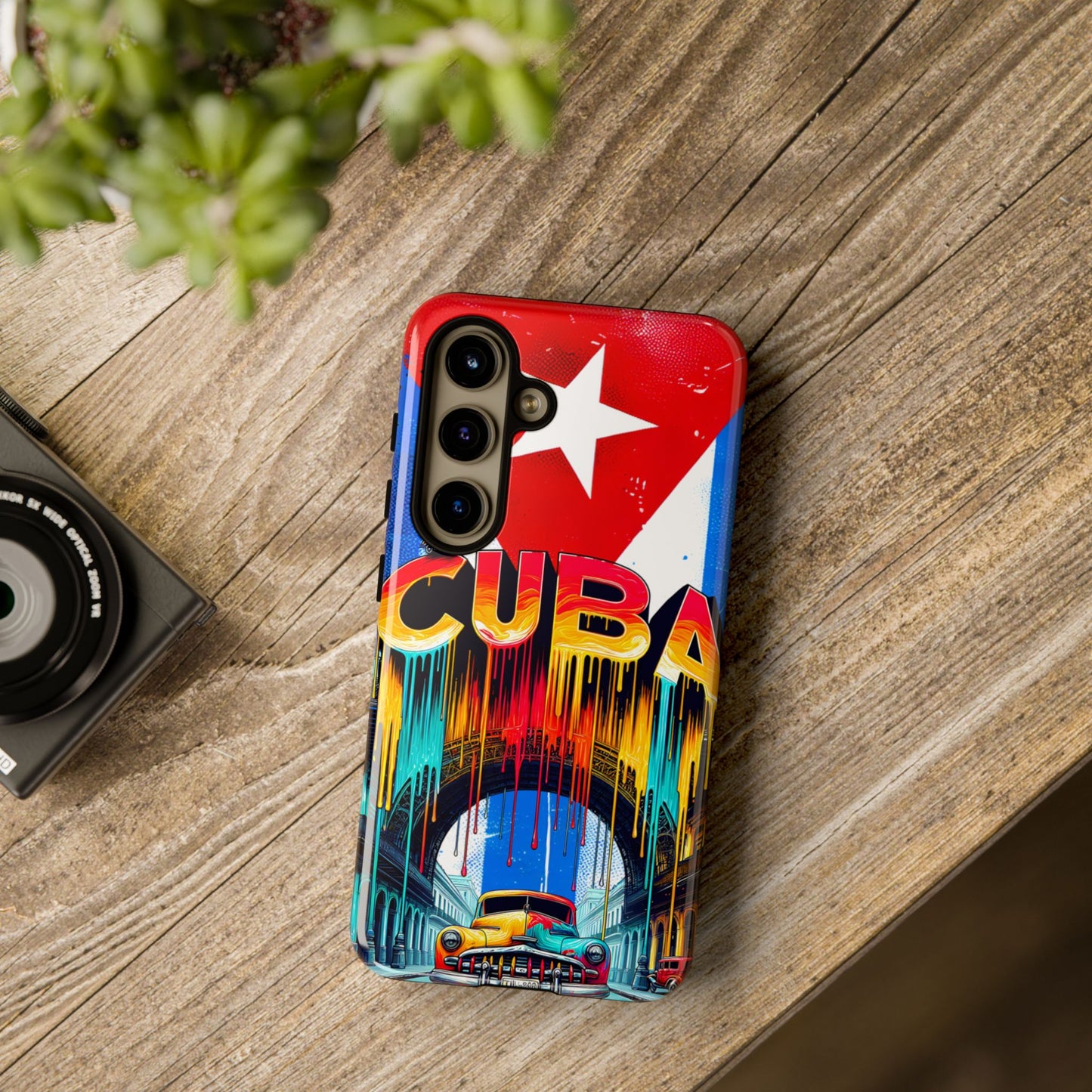 FUNDAS PARA TELEFONOS SAMSUNG, IPHONE, CON BANDERA DE CUBA COLORES BRILLANTES