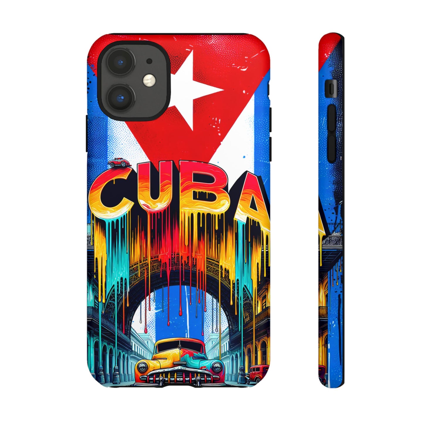 FUNDAS PARA TELEFONOS SAMSUNG, IPHONE, CON BANDERA DE CUBA COLORES BRILLANTES