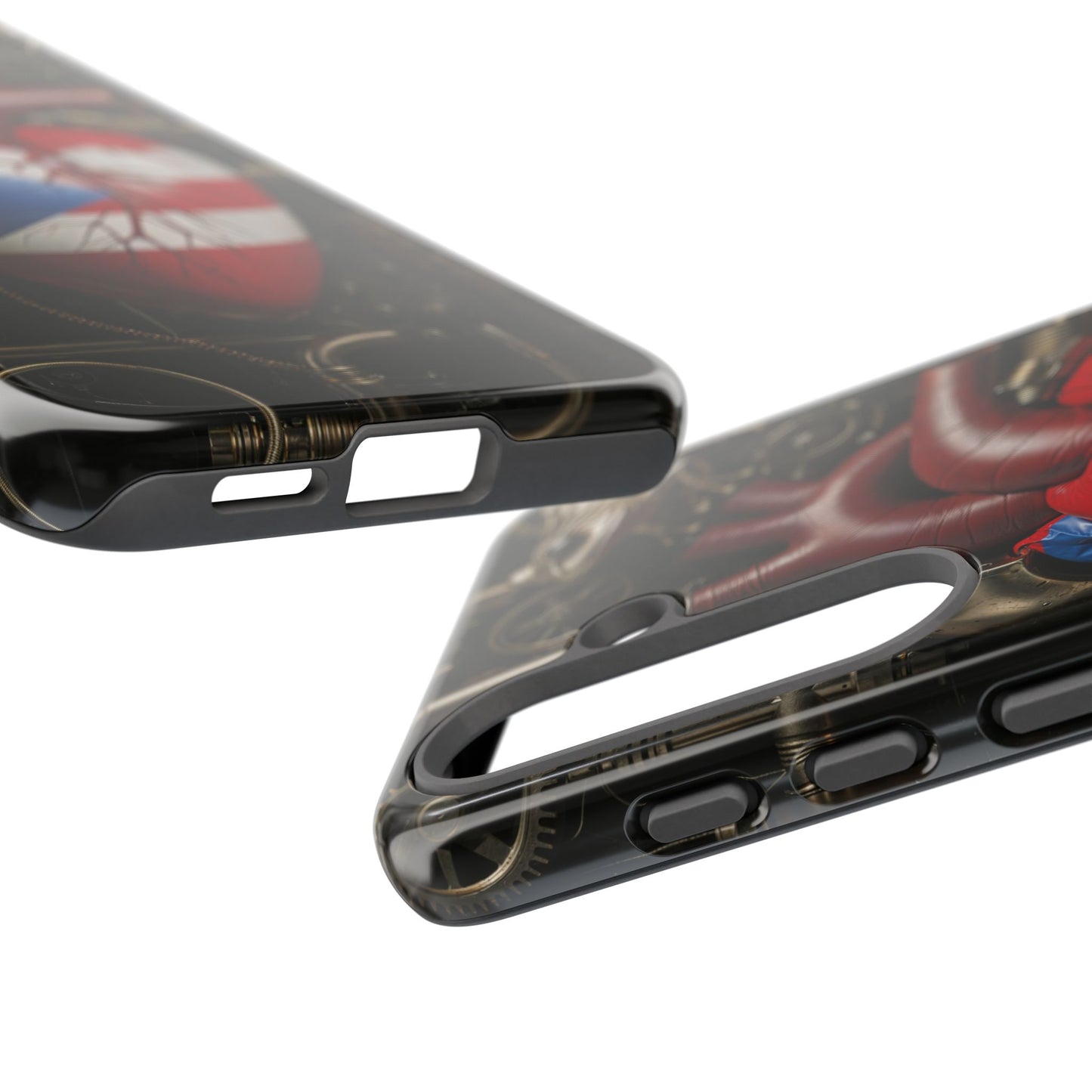 Artistic Phone Case CORAZON DE PUERTO RICO, Tough Cases for Music Lovers, Unique Accessories for Gifts, Heart and Puerto Rican Pride, Stylish Phone Covers