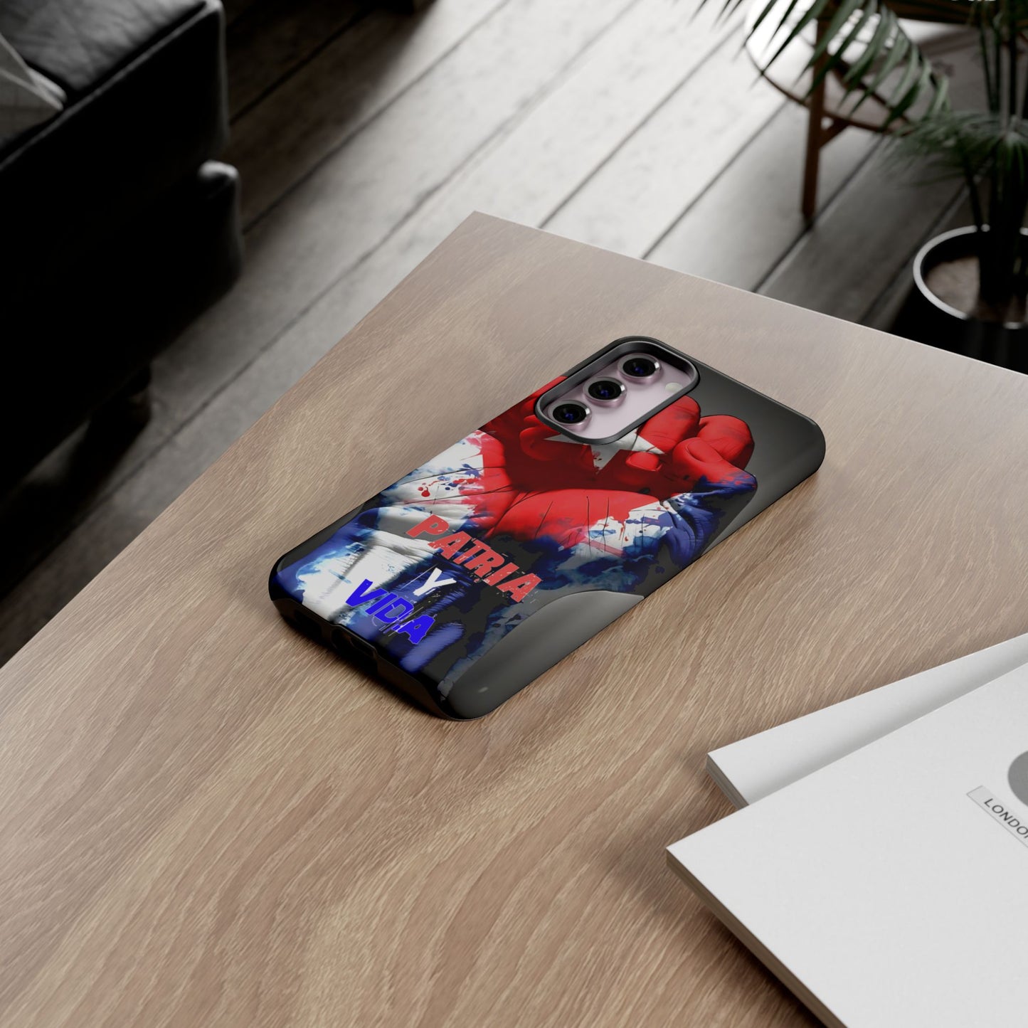 FUNDA PARA TELEFONOS, SAMSUNG, IPHONE, PATRIA Y VIDA, CUBA,
