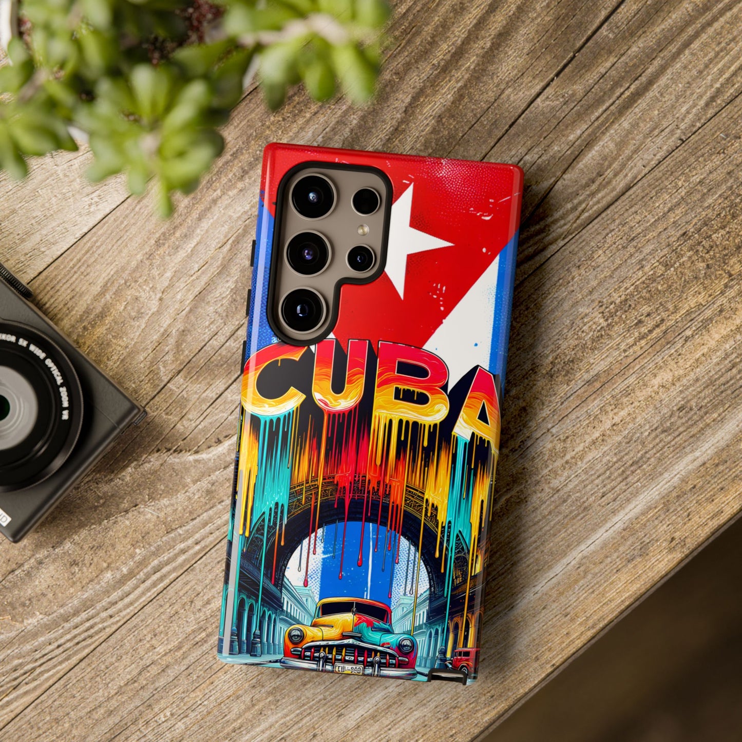FUNDAS PARA TELEFONOS SAMSUNG, IPHONE, CON BANDERA DE CUBA COLORES BRILLANTES