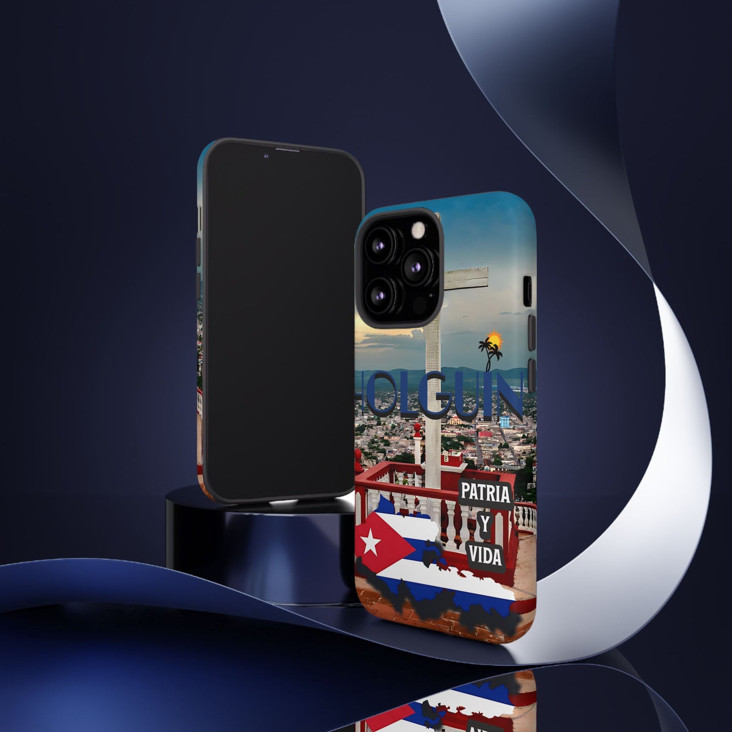 FUNDAS DE TELEFONOS, CUBA, HOLGUIN, PROVINCIAS, PATRIA Y VIDA