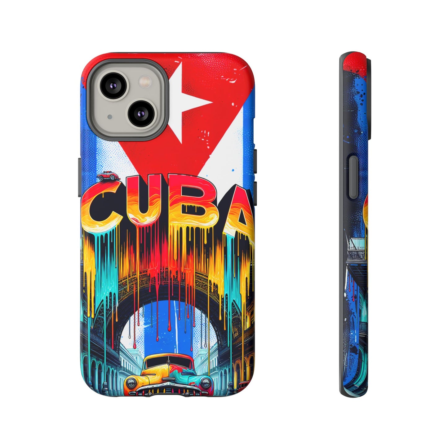 FUNDAS PARA TELEFONOS SAMSUNG, IPHONE, CON BANDERA DE CUBA COLORES BRILLANTES