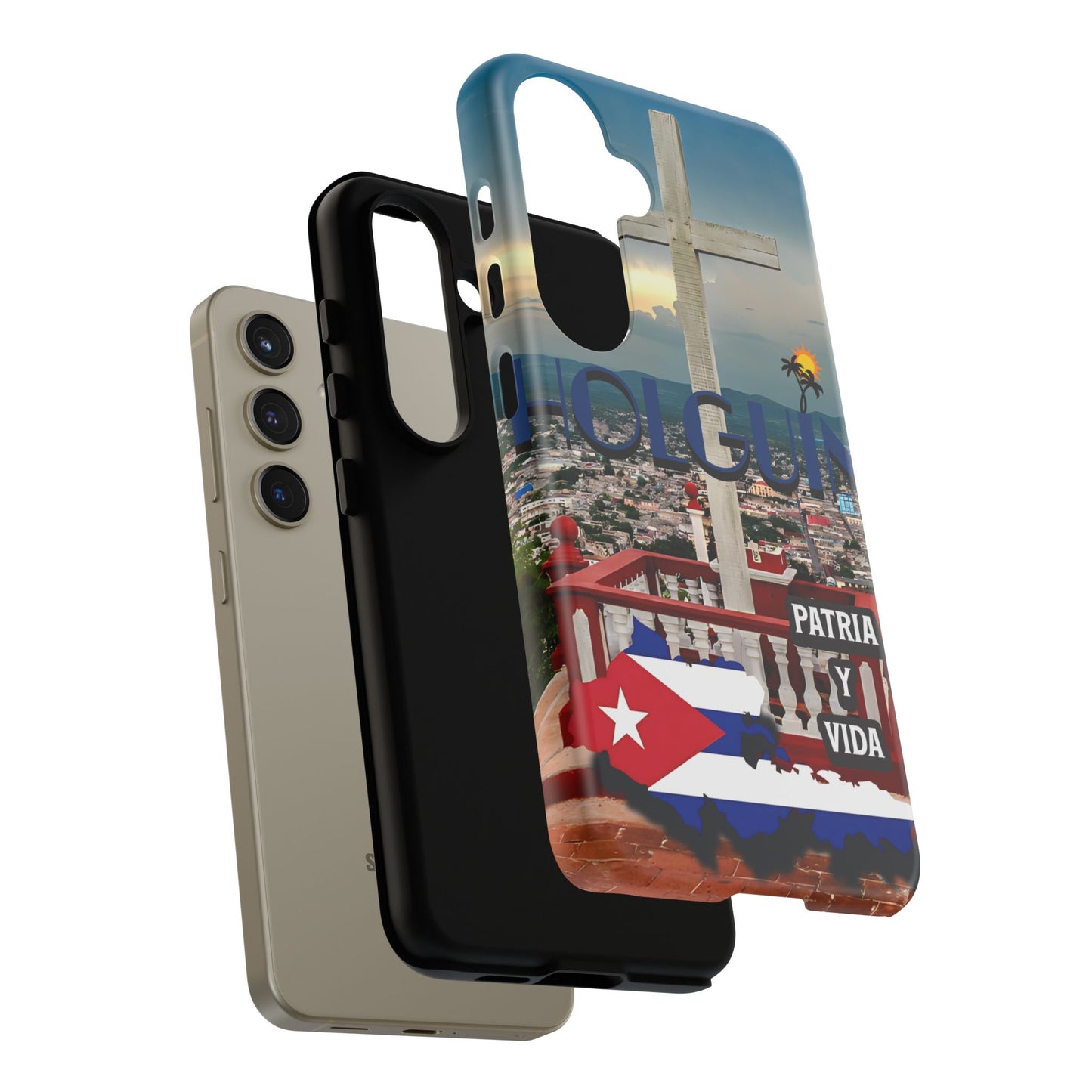 FUNDAS DE TELEFONOS, CUBA, HOLGUIN, PROVINCIAS, PATRIA Y VIDA