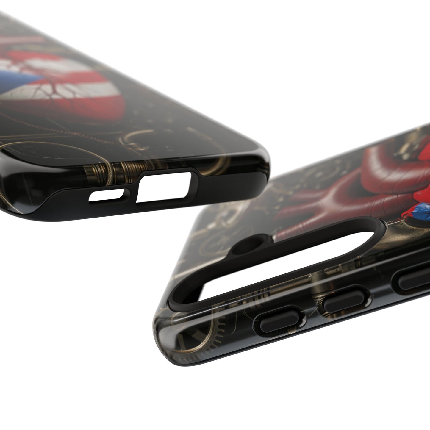 Artistic Phone Case CORAZON DE PUERTO RICO, Tough Cases for Music Lovers, Unique Accessories for Gifts, Heart and Puerto Rican Pride, Stylish Phone Covers