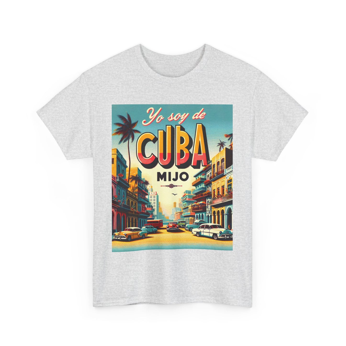 Unisex Heavy Cotton Tee, CUBA, CUBANAS, CAMISETAS CON FRASES CUBANAS, , cuba, orgullo cubano
