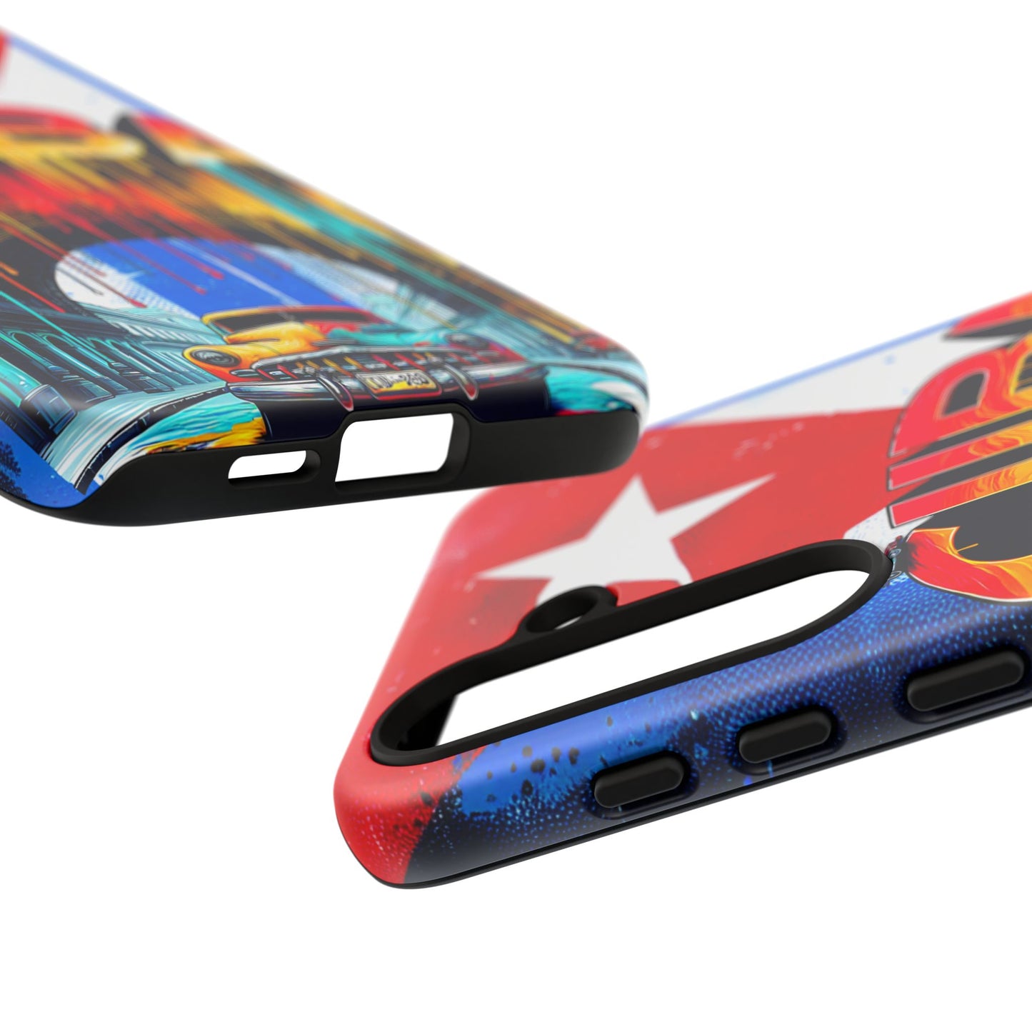 FUNDAS PARA TELEFONOS SAMSUNG, IPHONE, CON BANDERA DE CUBA COLORES BRILLANTES