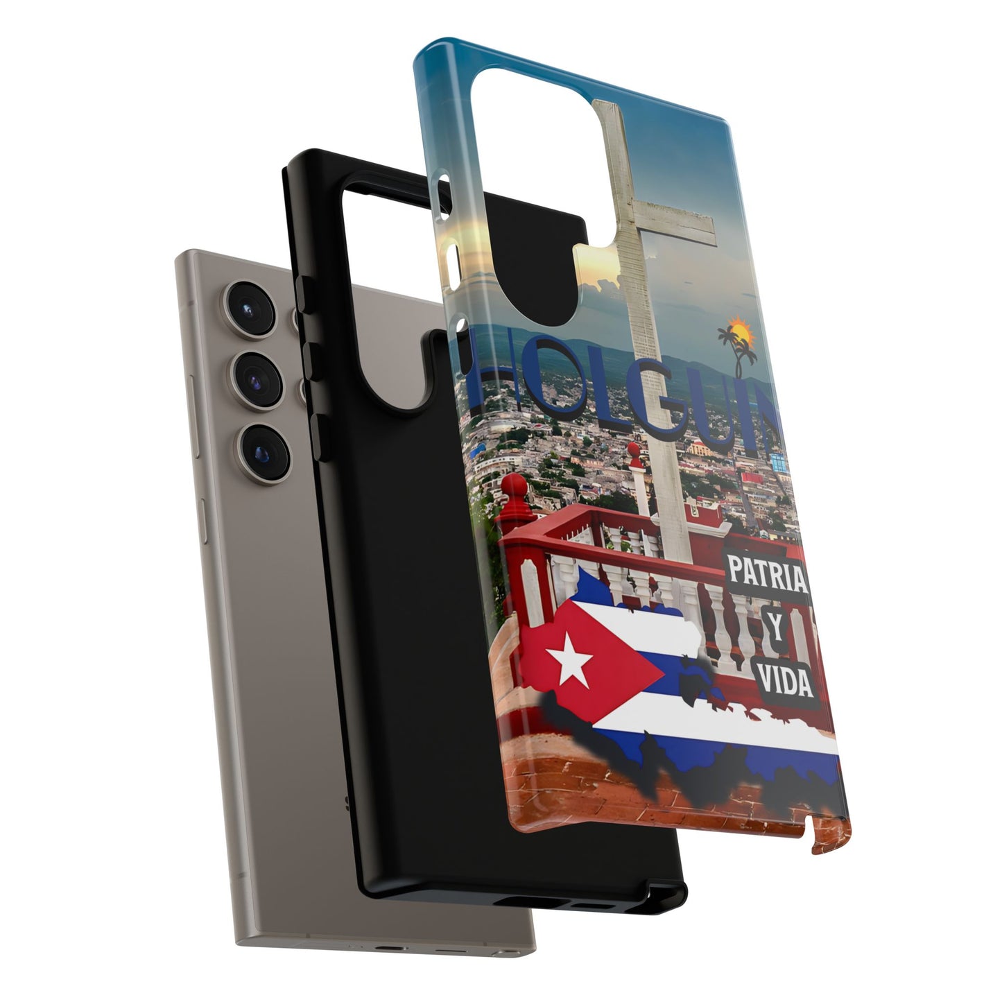 FUNDAS DE TELEFONOS, CUBA, HOLGUIN, PROVINCIAS, PATRIA Y VIDA