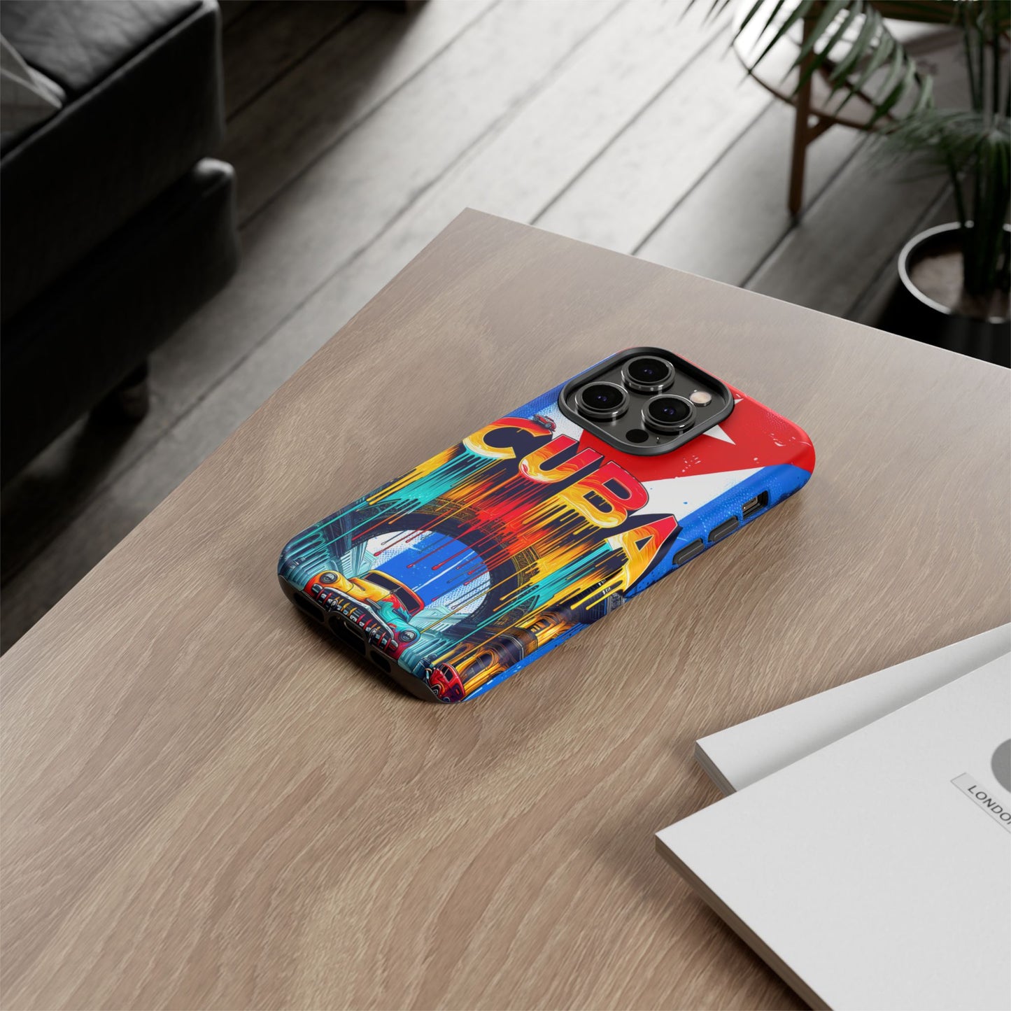 FUNDAS PARA TELEFONOS SAMSUNG, IPHONE, CON BANDERA DE CUBA COLORES BRILLANTES