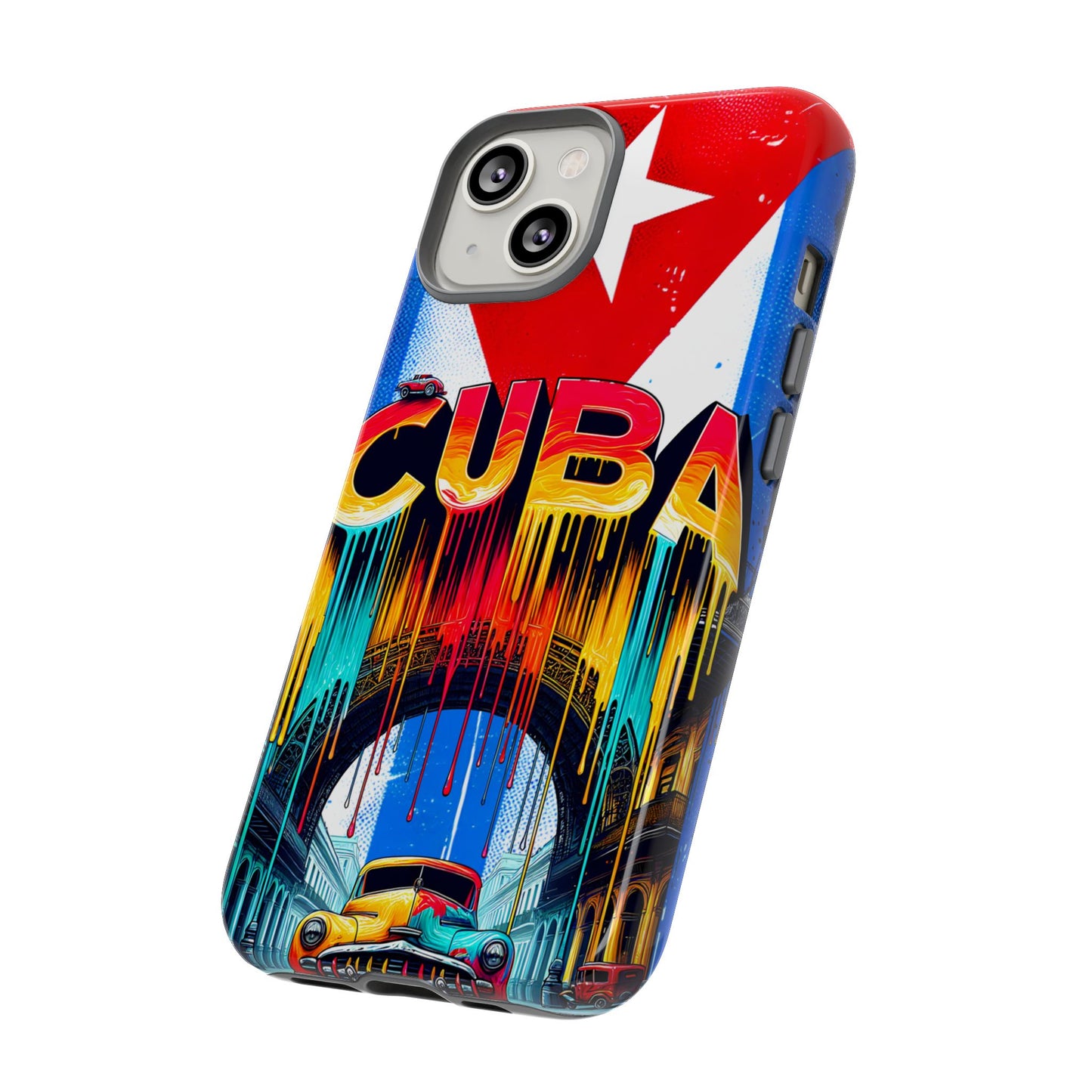 FUNDAS PARA TELEFONOS SAMSUNG, IPHONE, CON BANDERA DE CUBA COLORES BRILLANTES