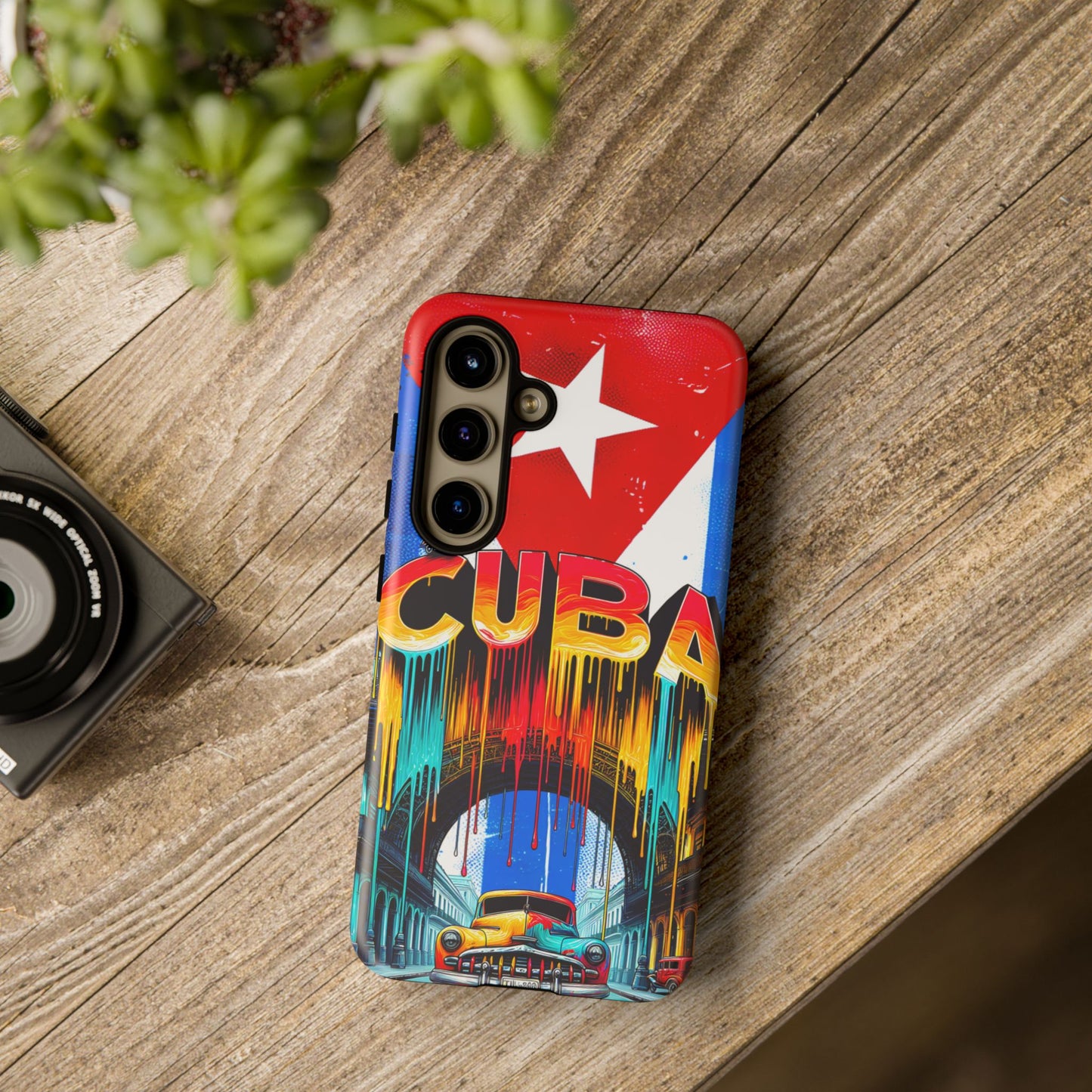 FUNDAS PARA TELEFONOS SAMSUNG, IPHONE, CON BANDERA DE CUBA COLORES BRILLANTES