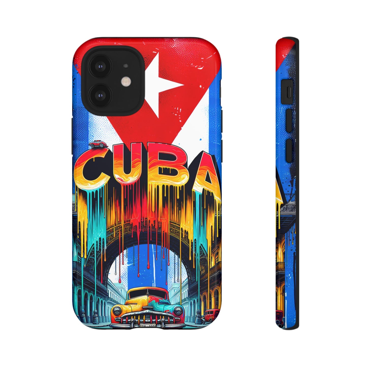 FUNDAS PARA TELEFONOS SAMSUNG, IPHONE, CON BANDERA DE CUBA COLORES BRILLANTES