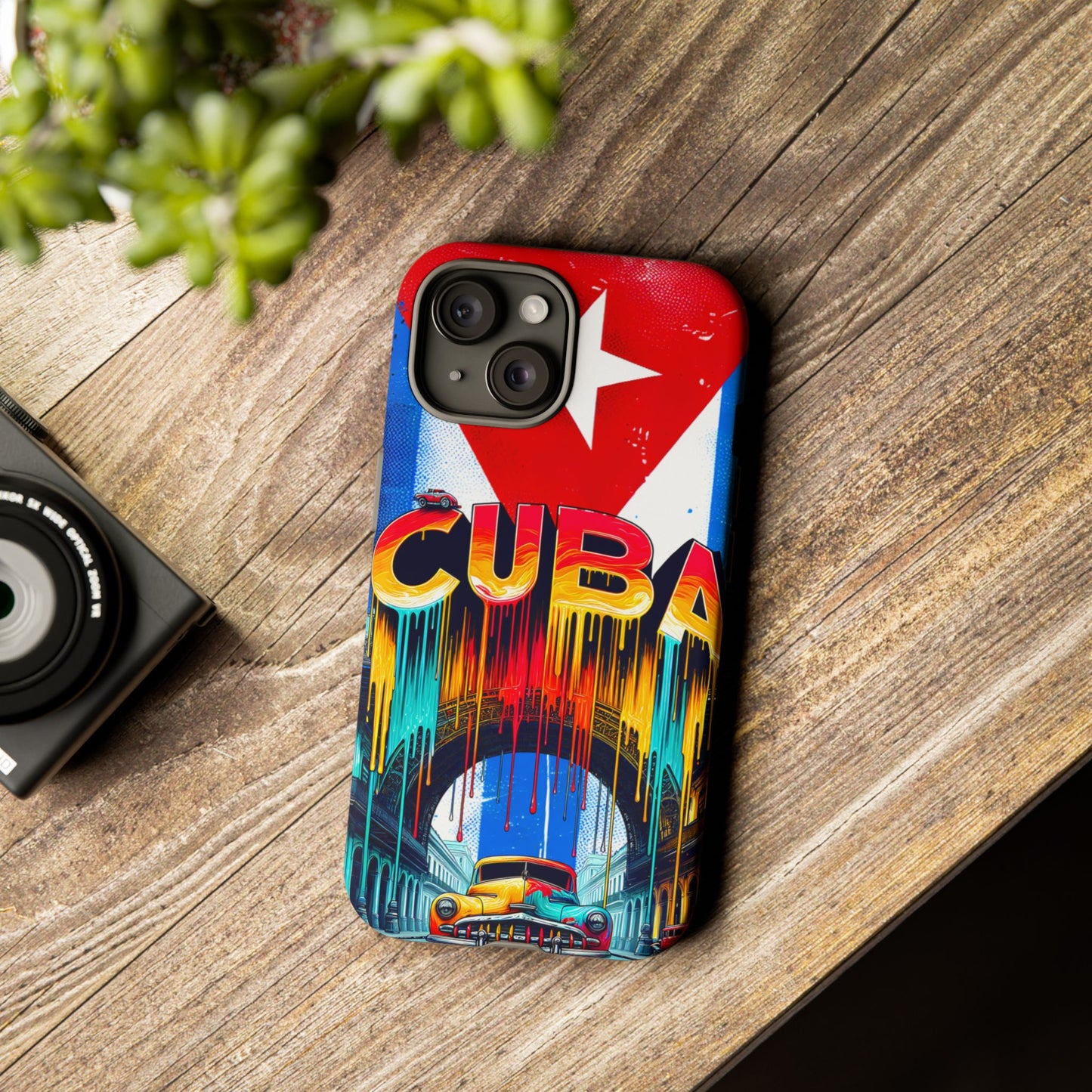 FUNDAS PARA TELEFONOS SAMSUNG, IPHONE, CON BANDERA DE CUBA COLORES BRILLANTES