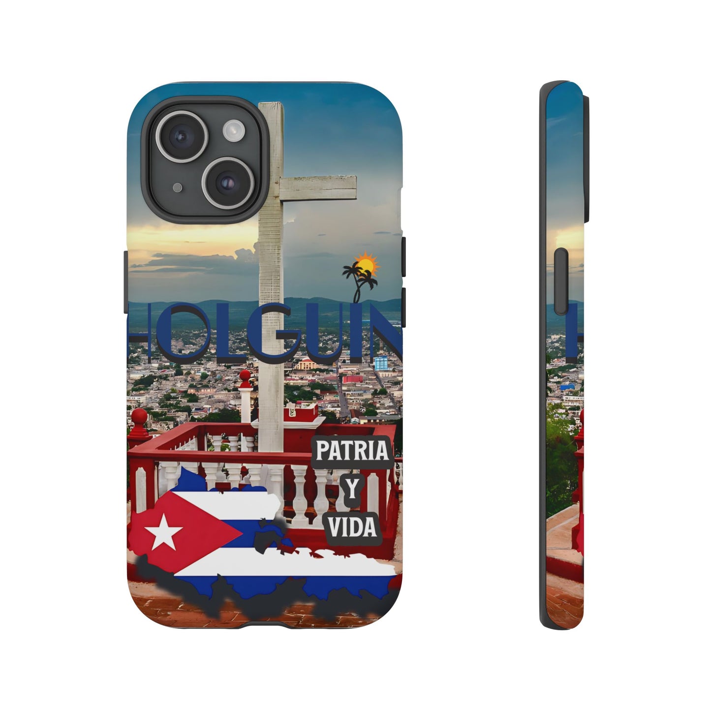 FUNDAS DE TELEFONOS, CUBA, HOLGUIN, PROVINCIAS, PATRIA Y VIDA