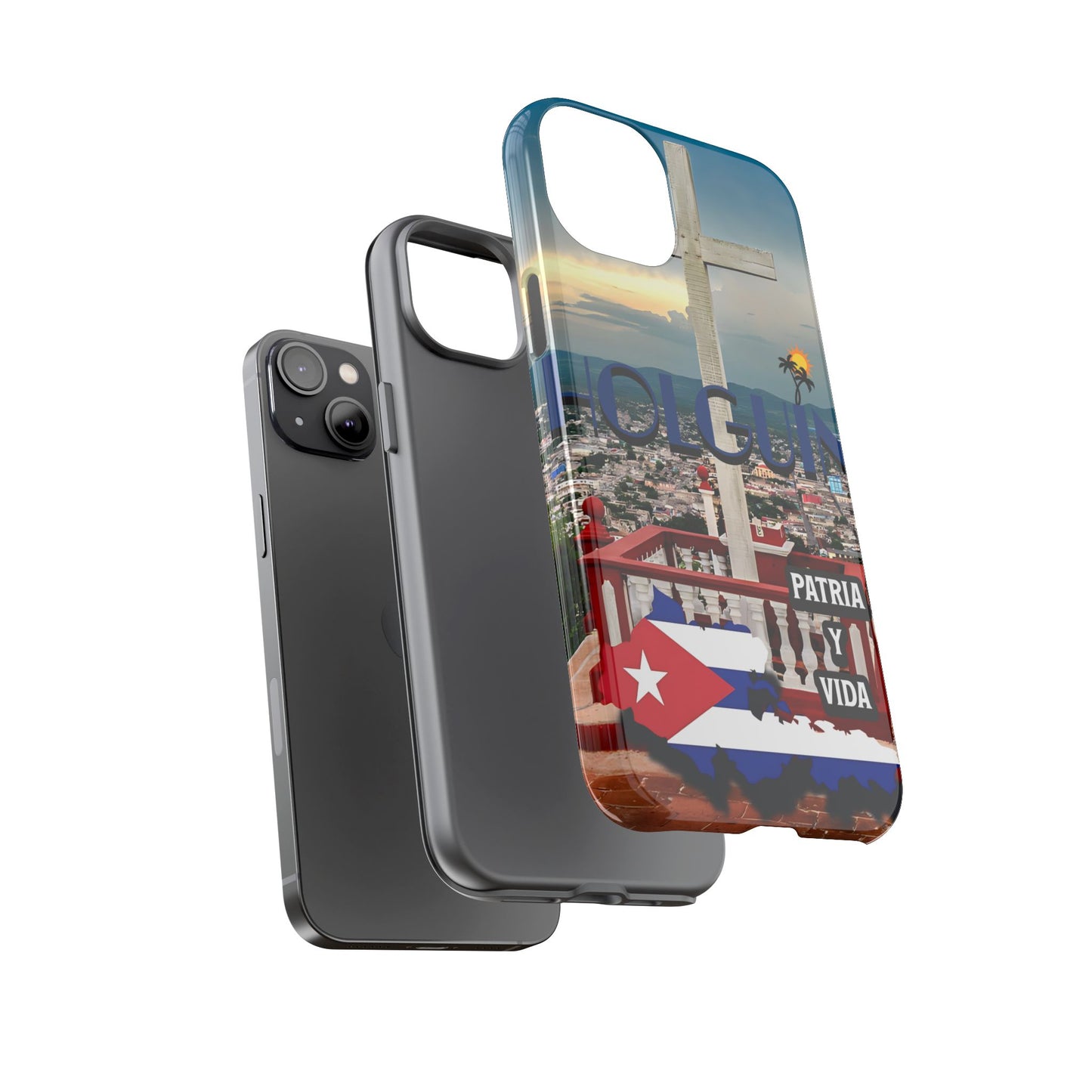 FUNDAS DE TELEFONOS, CUBA, HOLGUIN, PROVINCIAS, PATRIA Y VIDA