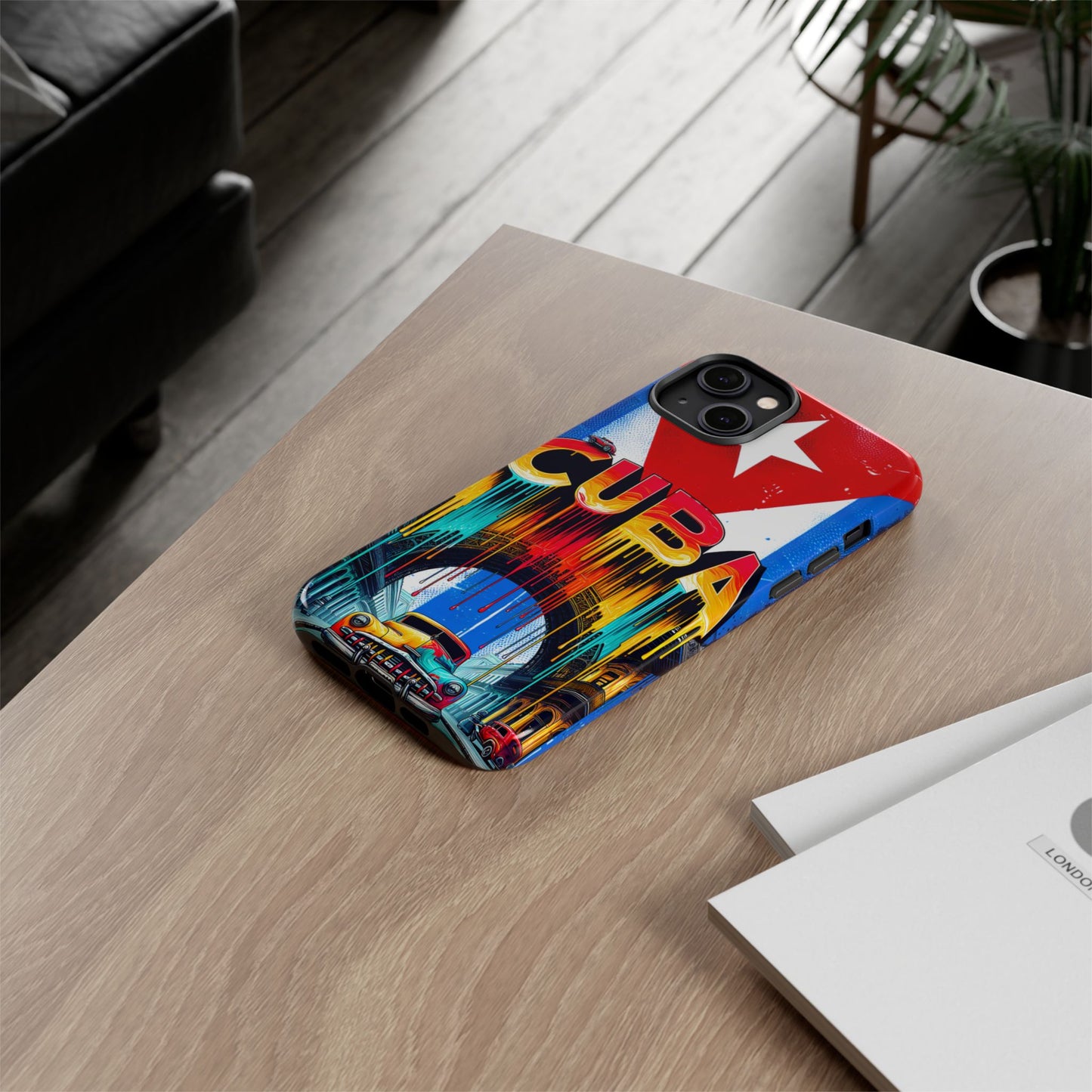 FUNDAS PARA TELEFONOS SAMSUNG, IPHONE, CON BANDERA DE CUBA COLORES BRILLANTES