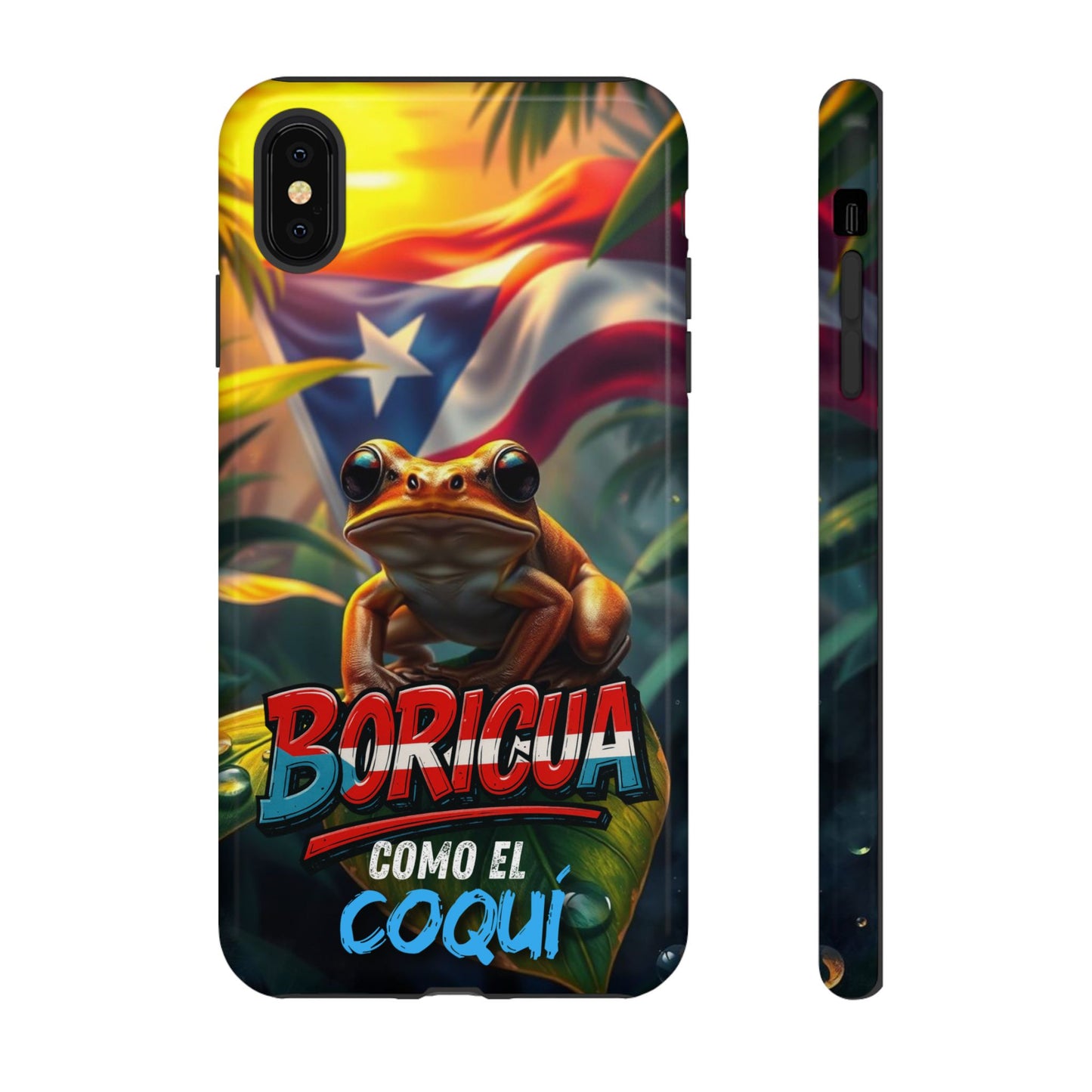 Boricua Coqui Phone Case | Tough Cases | Puerto Rican Pride, Unique Gift, Tropical Vibes, Phone Accessory, Celebration of Culture