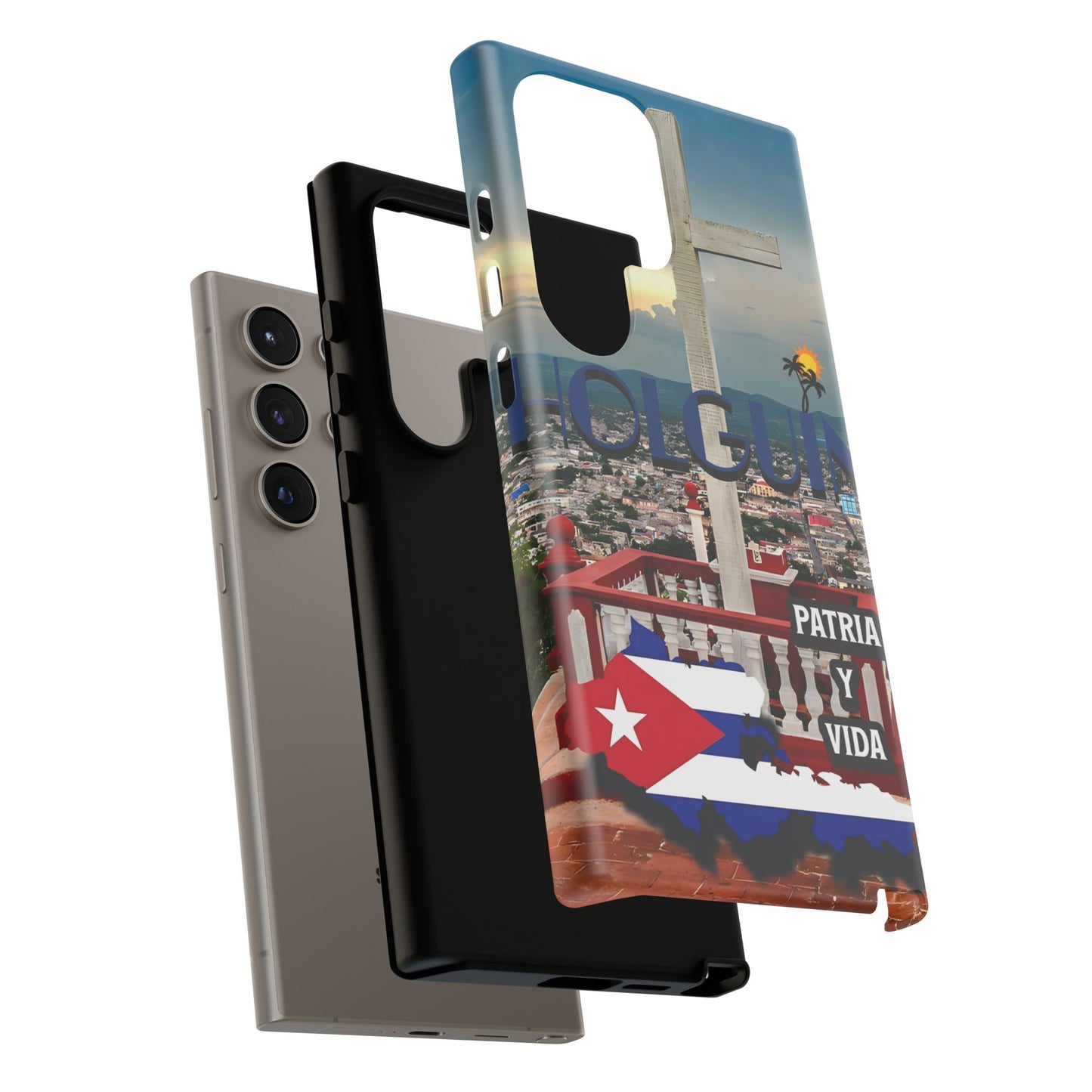 FUNDAS DE TELEFONOS, CUBA, HOLGUIN, PROVINCIAS, PATRIA Y VIDA