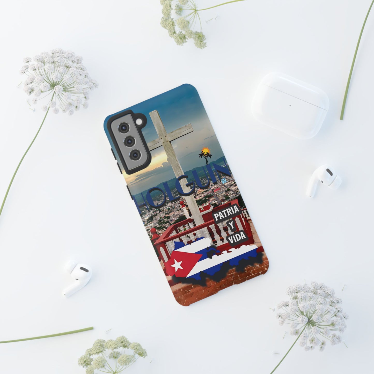 FUNDAS DE TELEFONOS, CUBA, HOLGUIN, PROVINCIAS, PATRIA Y VIDA